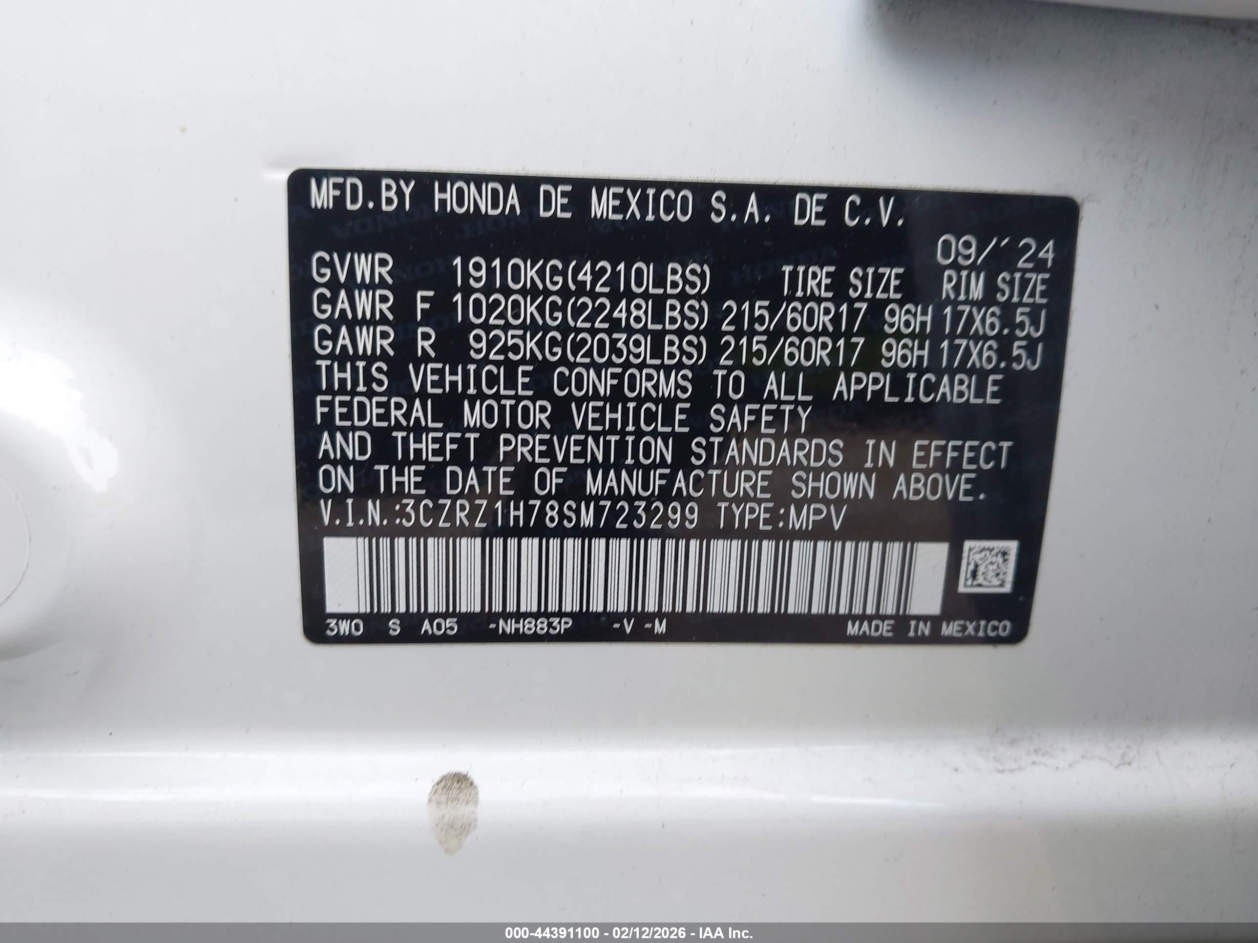 HONDA HR-V image 9
