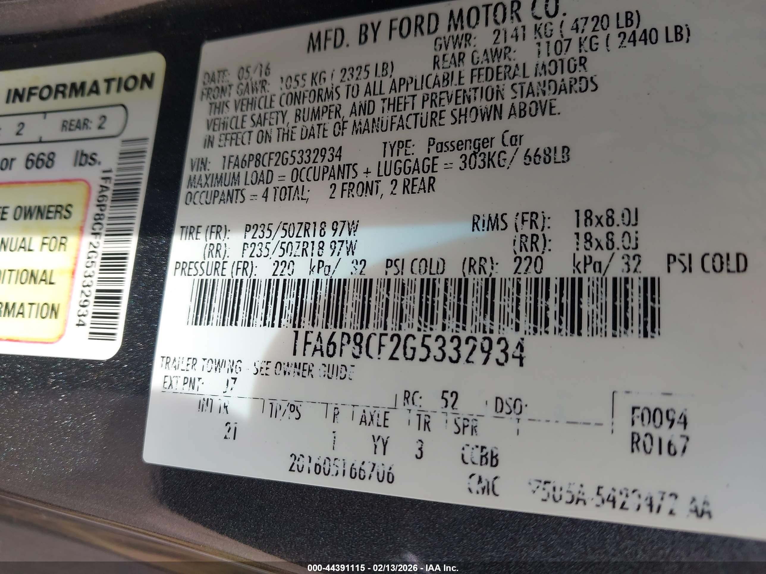 FORD MUSTANG image 9