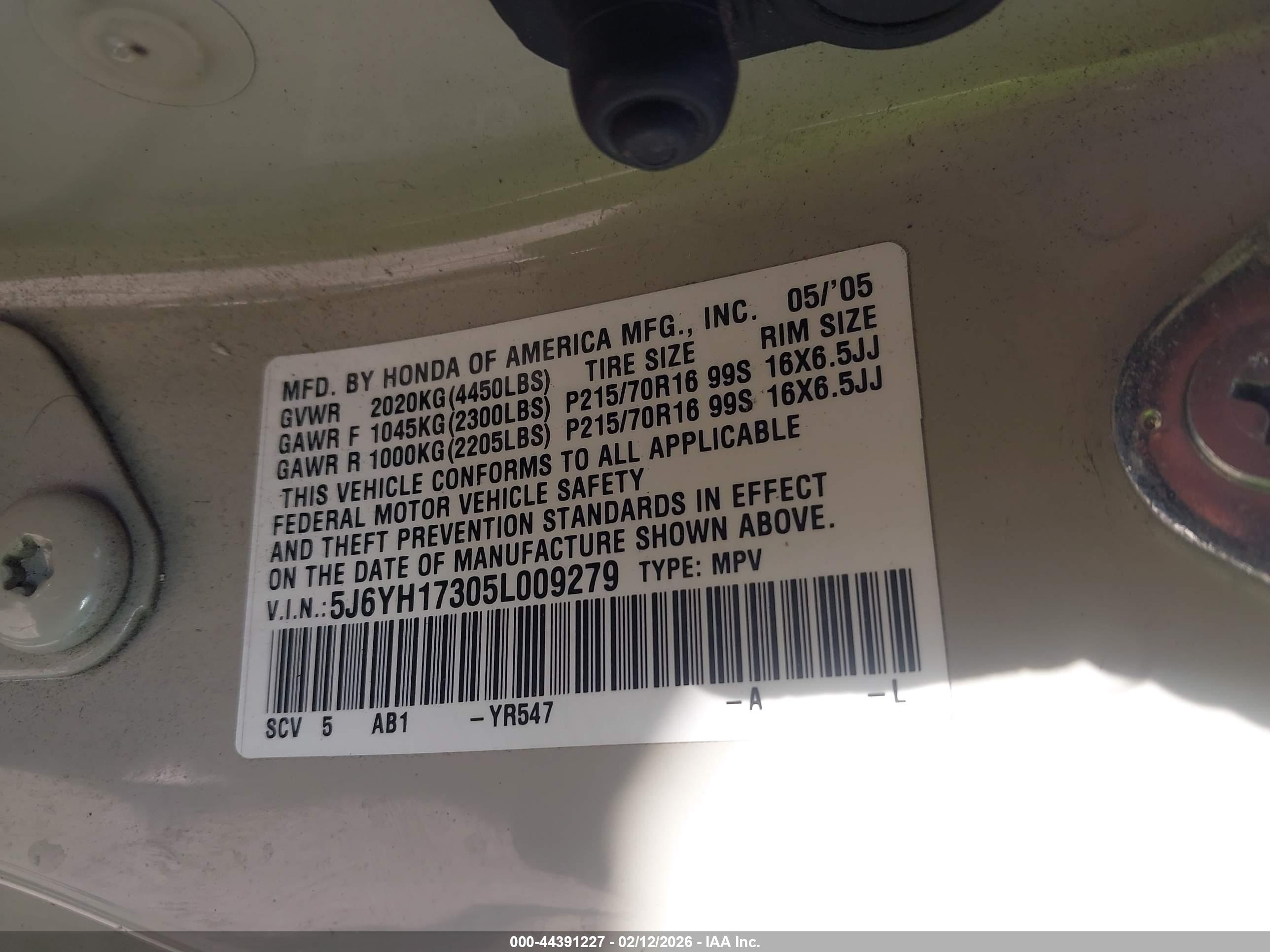HONDA ELEMENT image 9