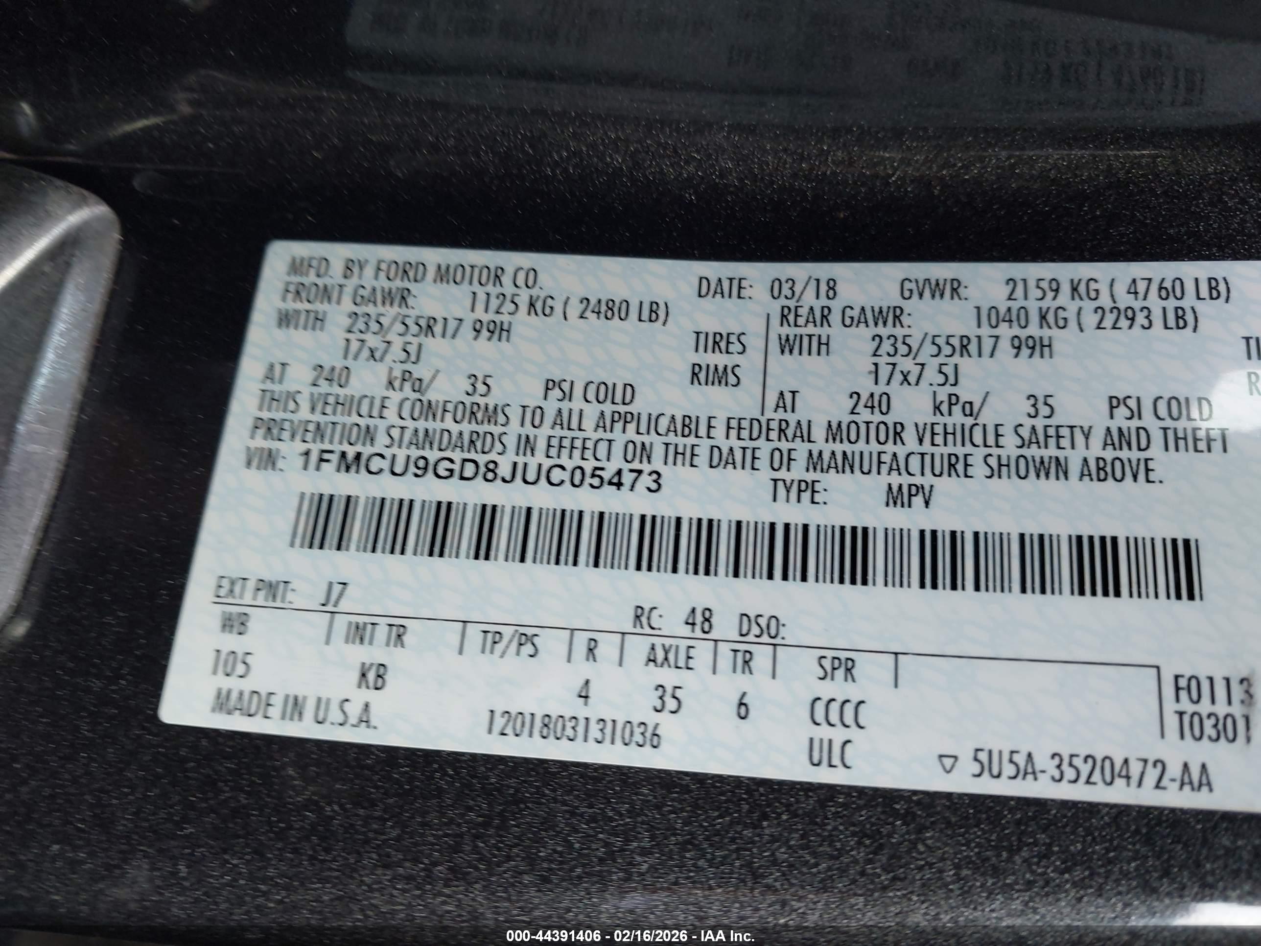 FORD ESCAPE image 9