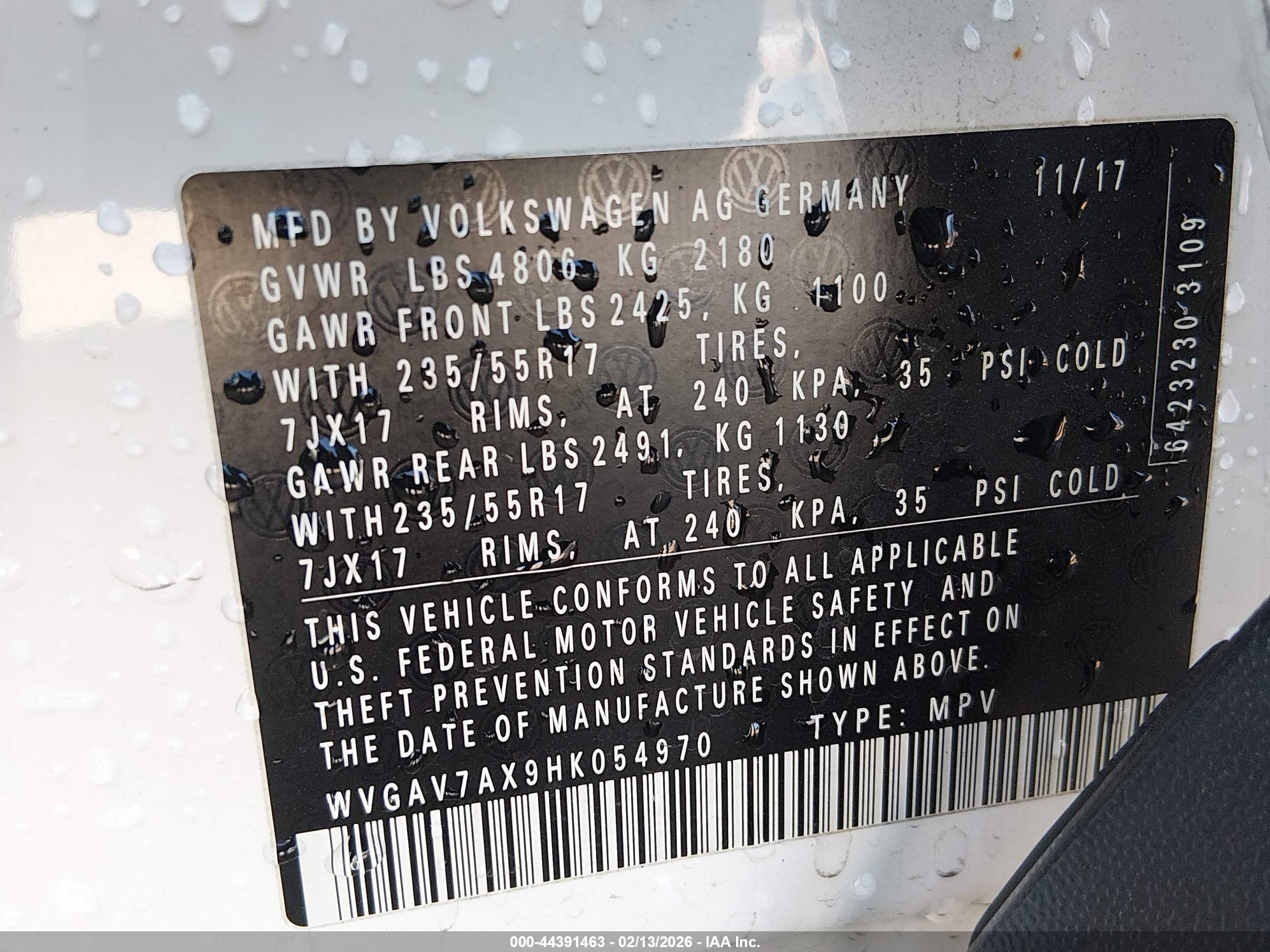 VOLKSWAGEN TIGUAN image 9