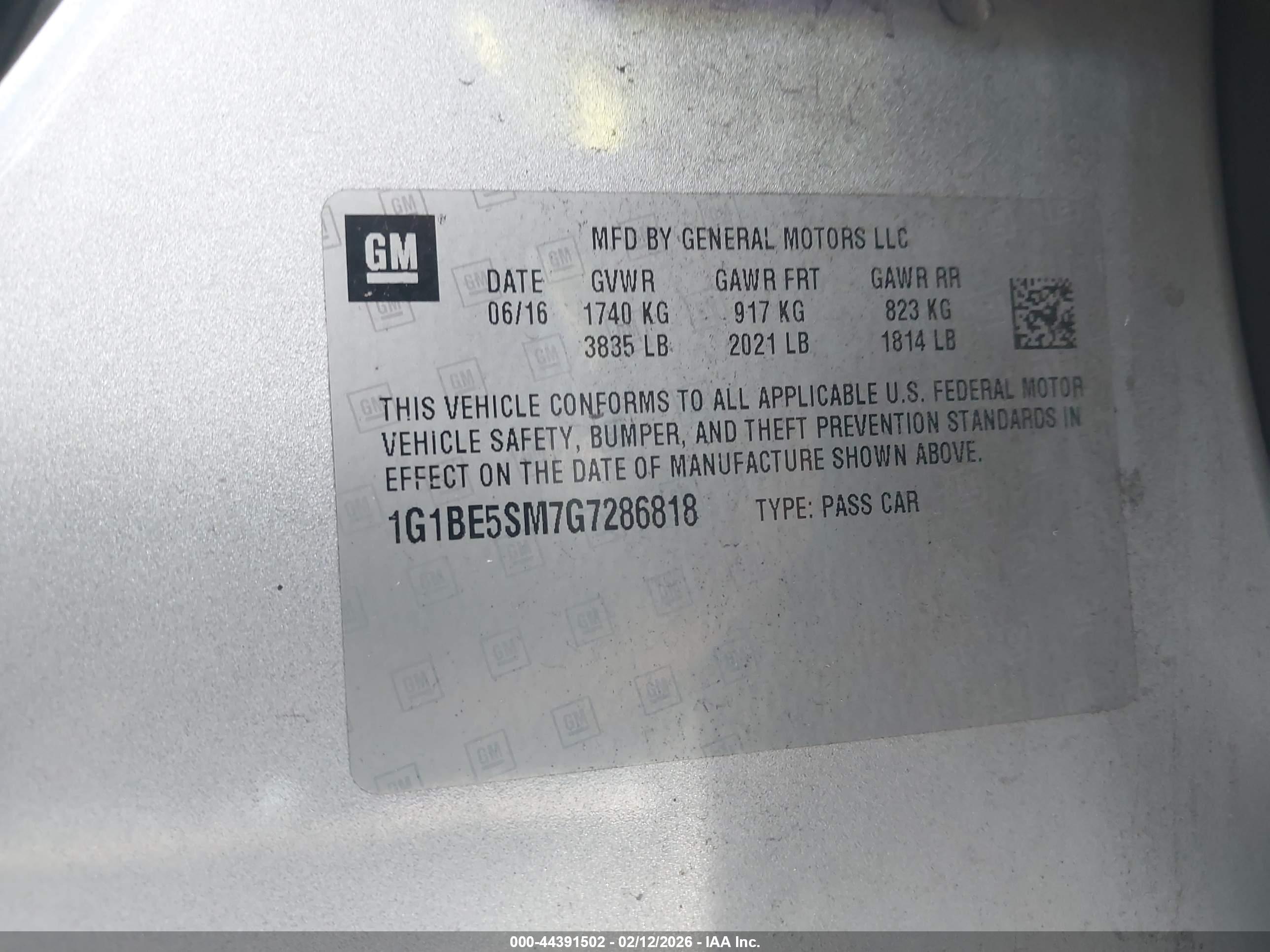 CHEVROLET CRUZE image 9