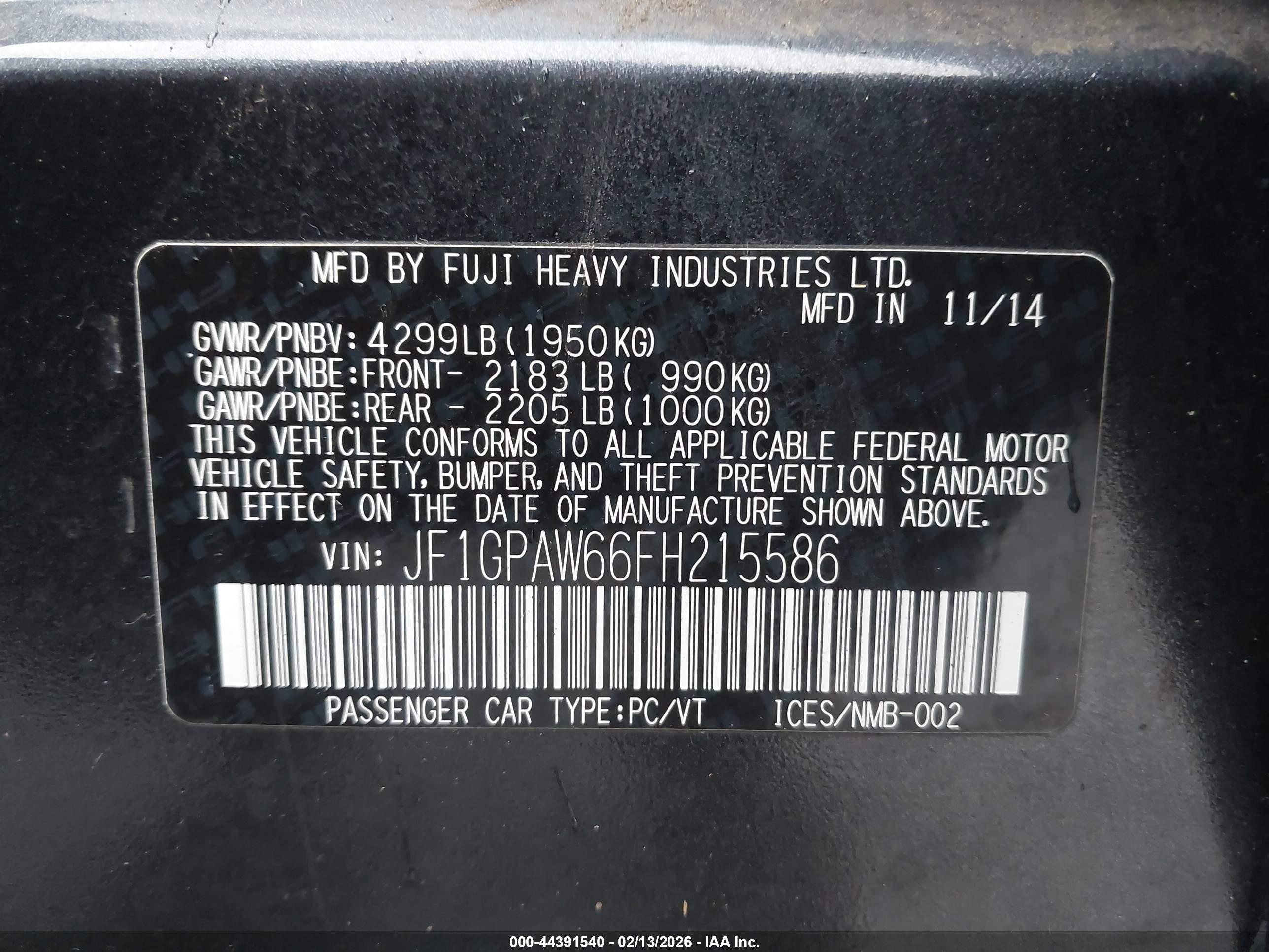 SUBARU IMPREZA image 9
