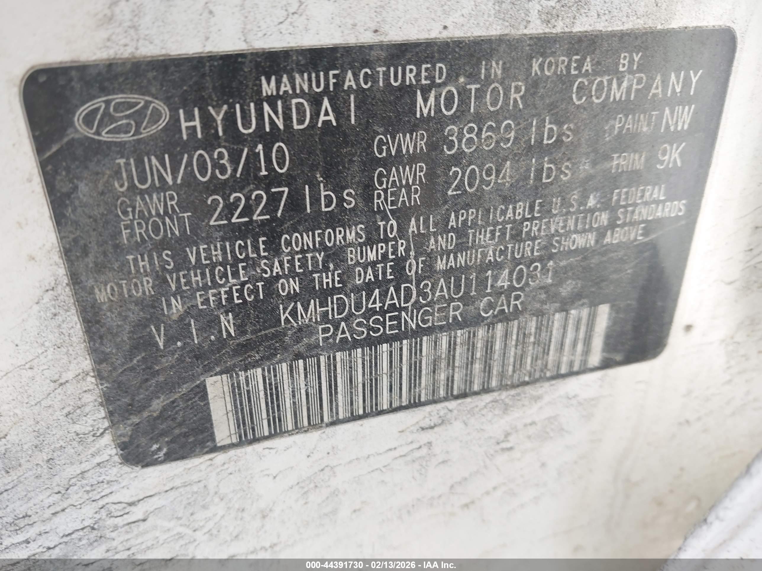 HYUNDAI ELANTRA image 9
