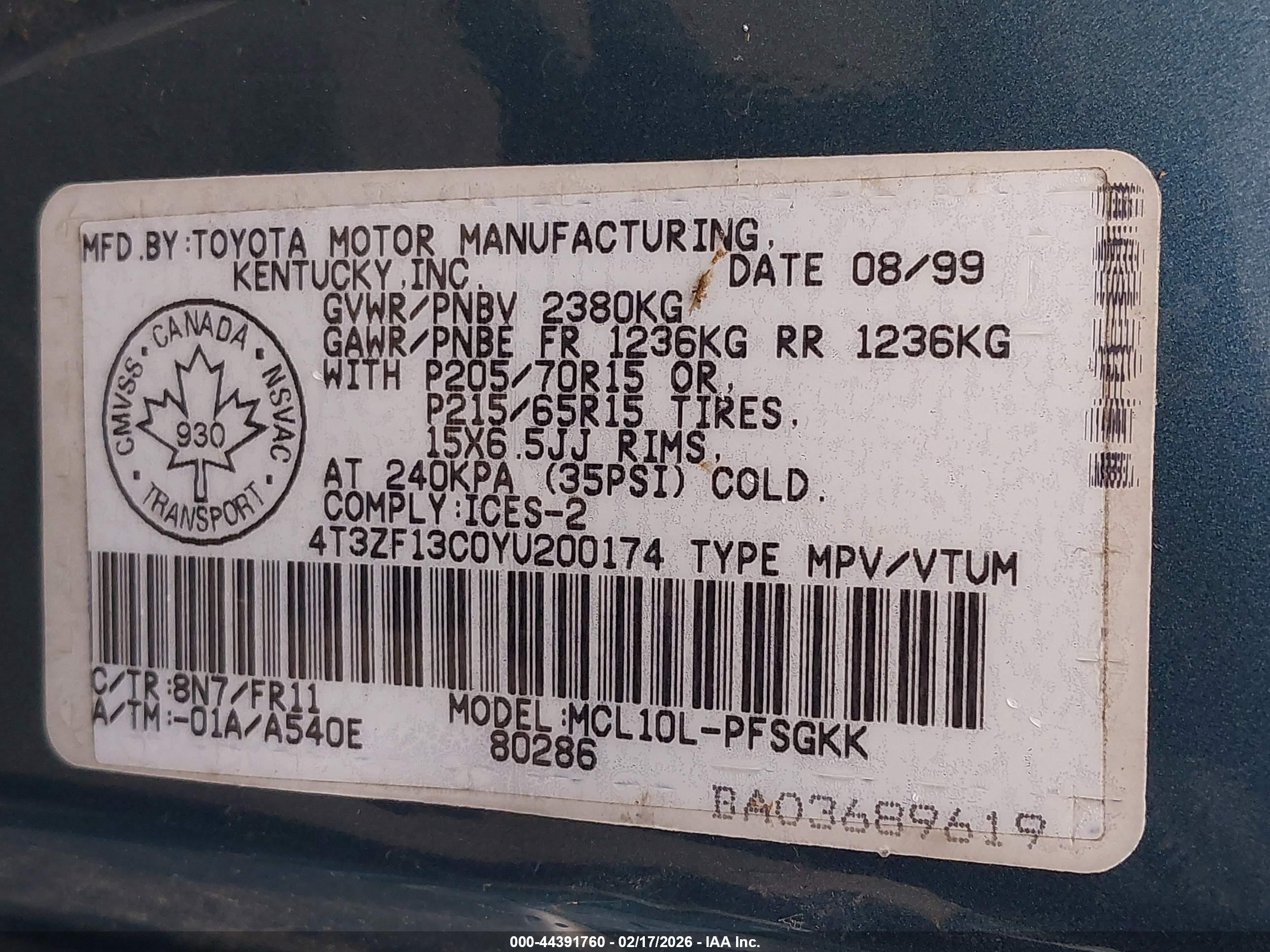 TOYOTA SIENNA image 9