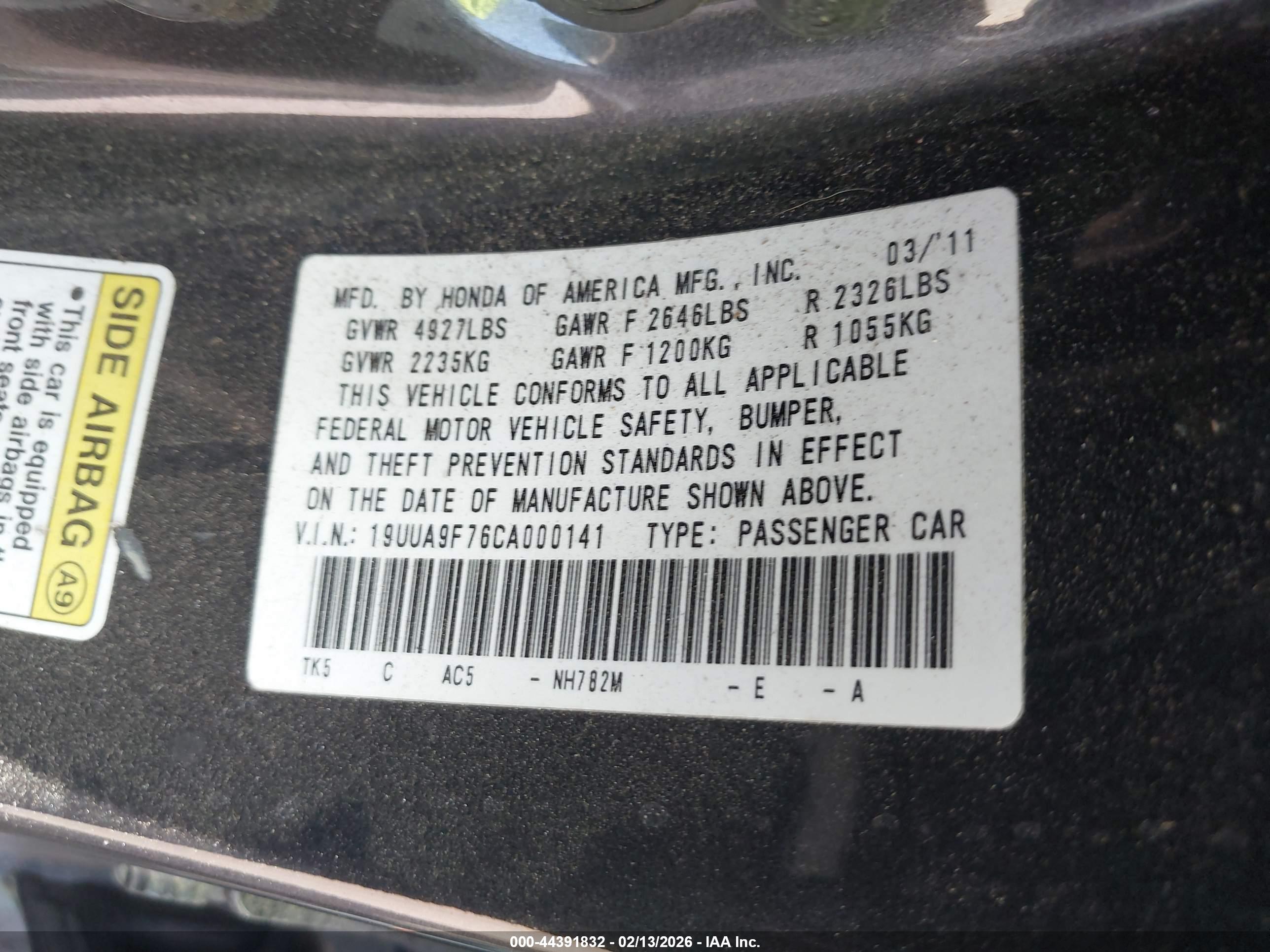 ACURA TL image 9