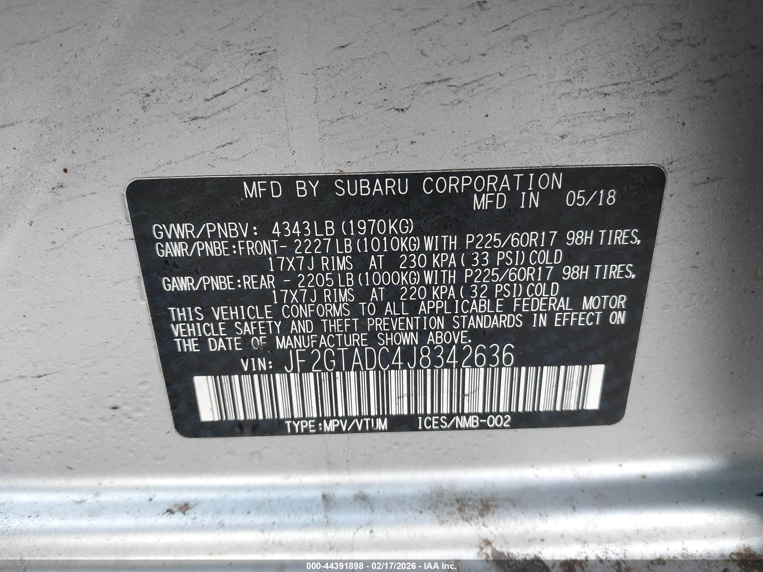 SUBARU CROSSTREK image 9
