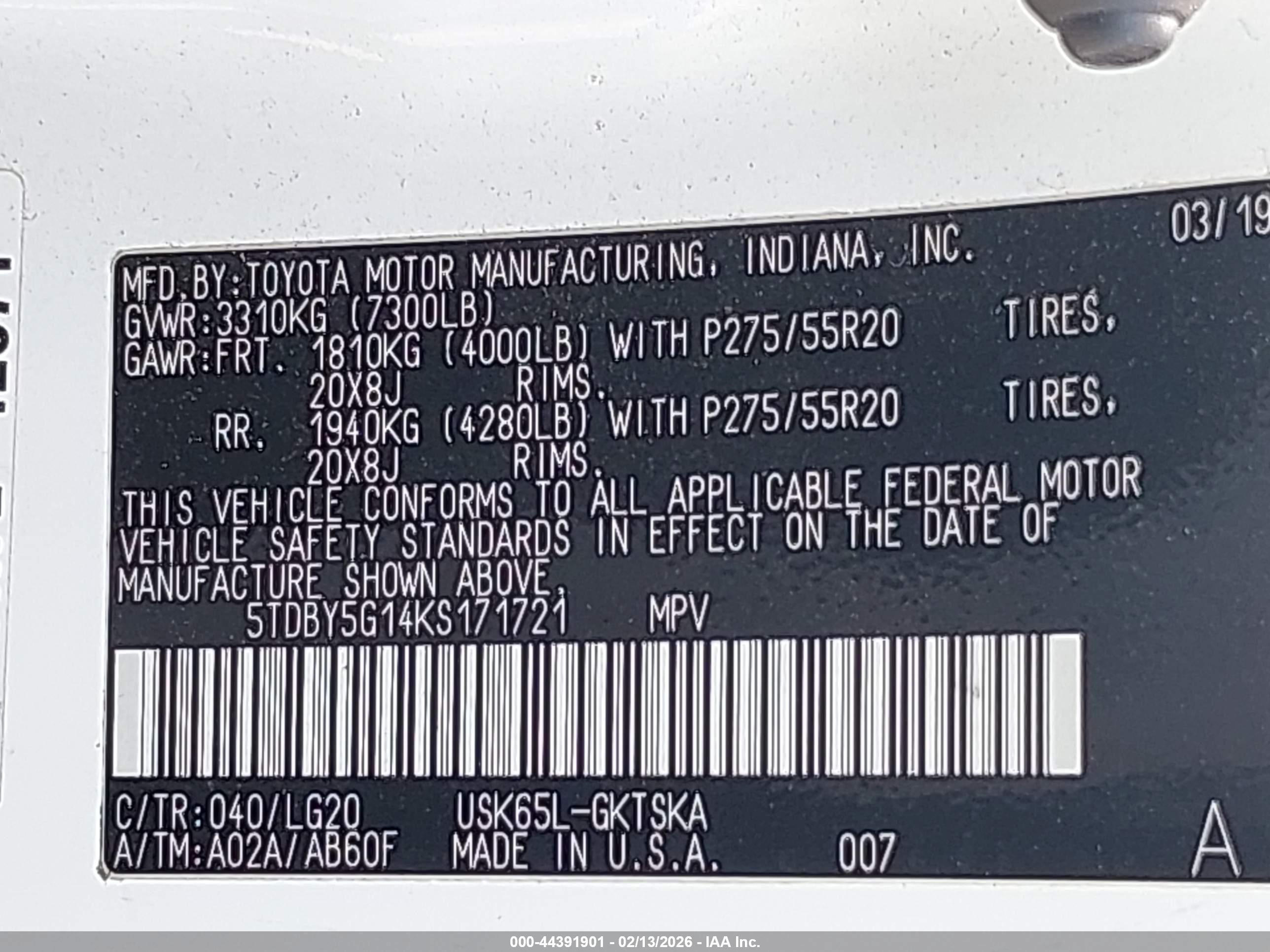 TOYOTA SEQUOIA image 9