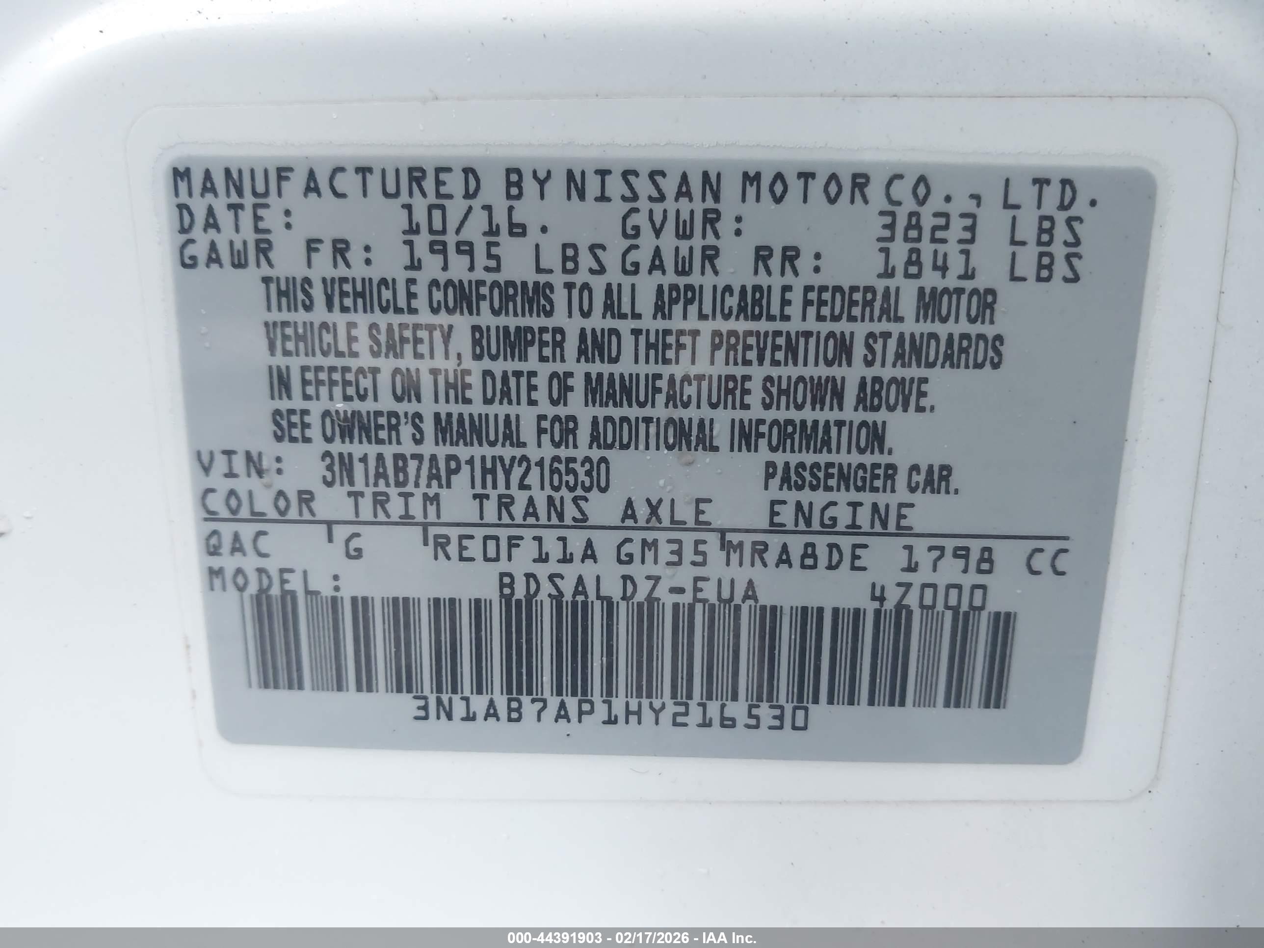 NISSAN SENTRA image 9