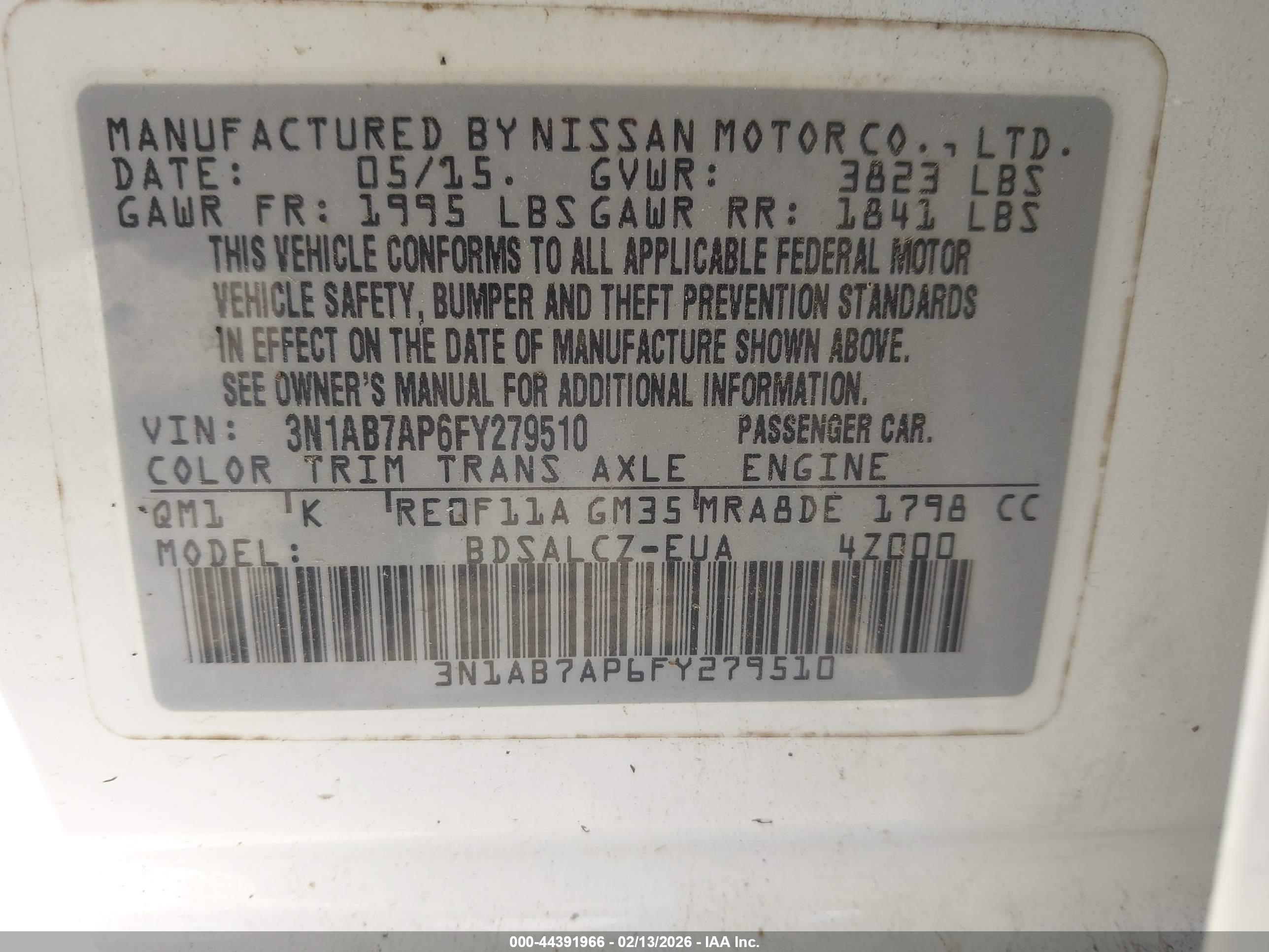 NISSAN SENTRA image 9