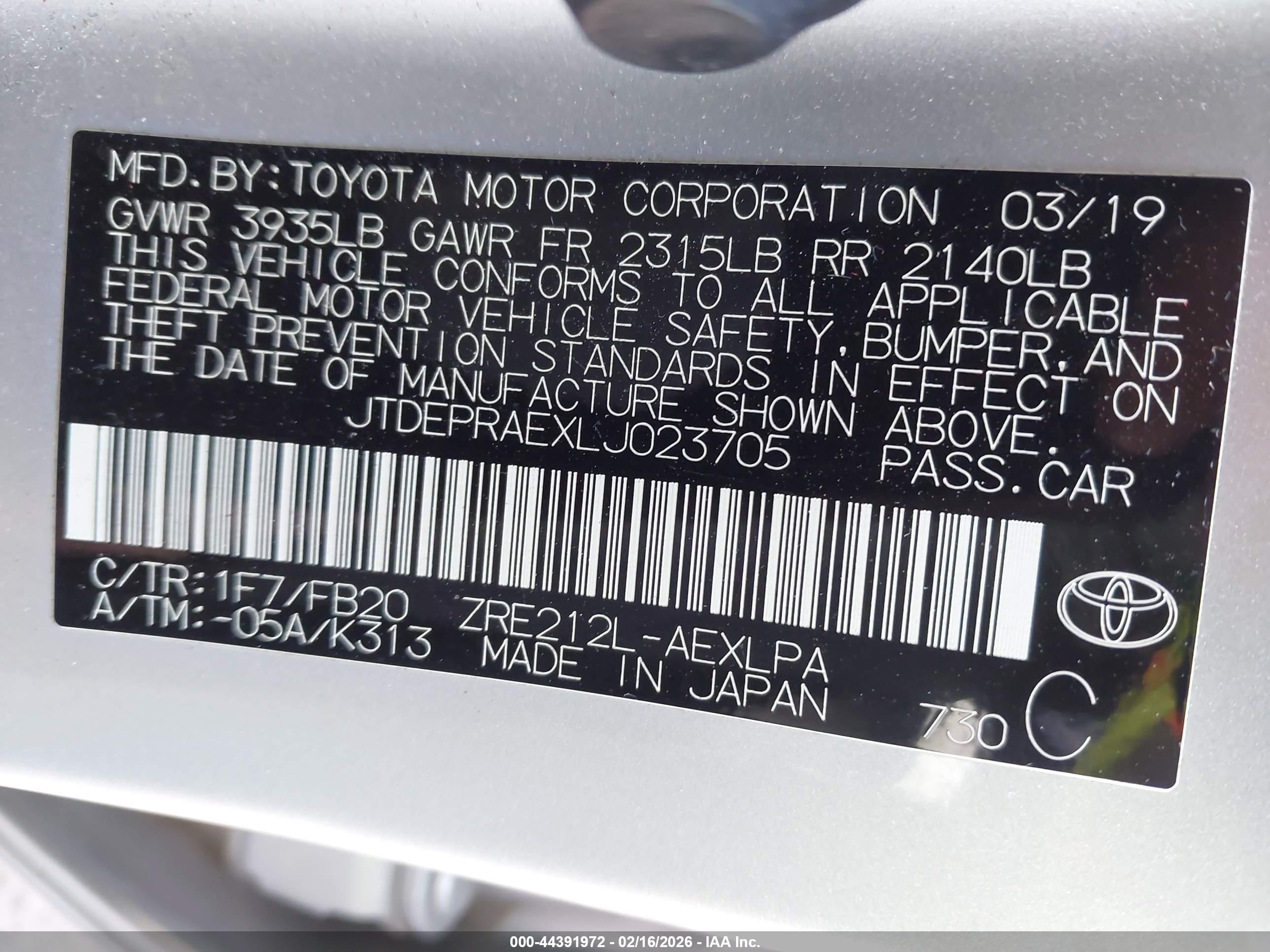 TOYOTA COROLLA image 9