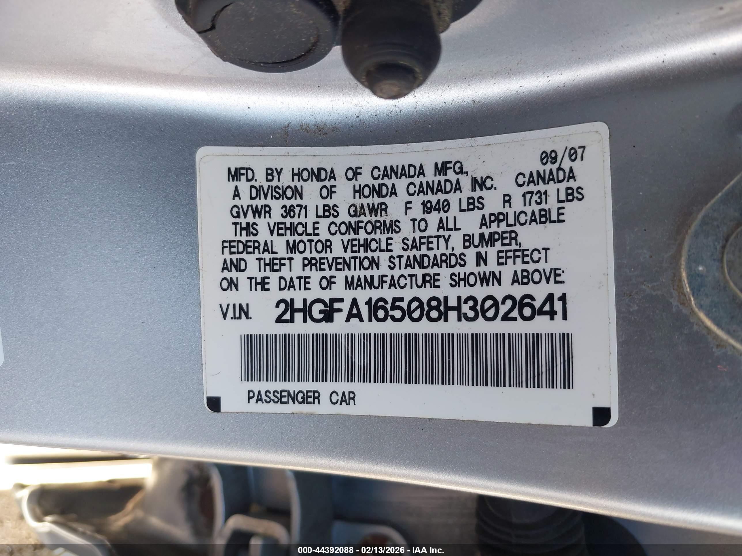 HONDA CIVIC image 9