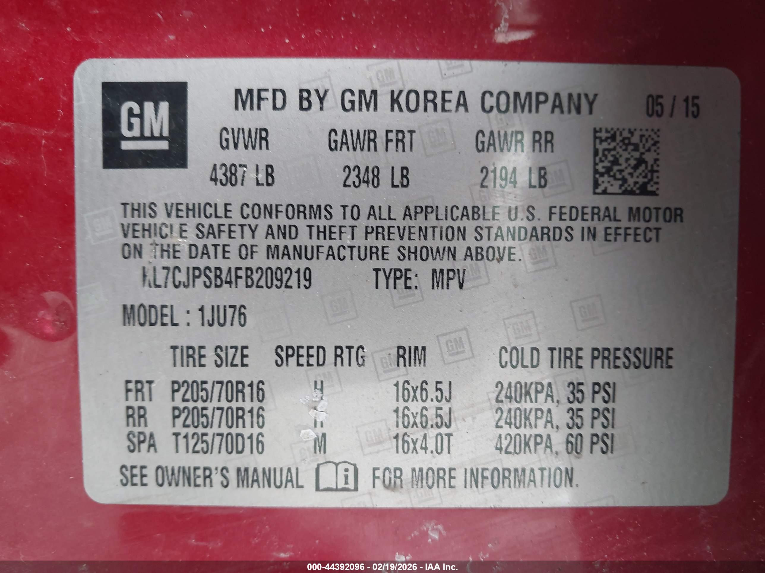 CHEVROLET TRAX image 9