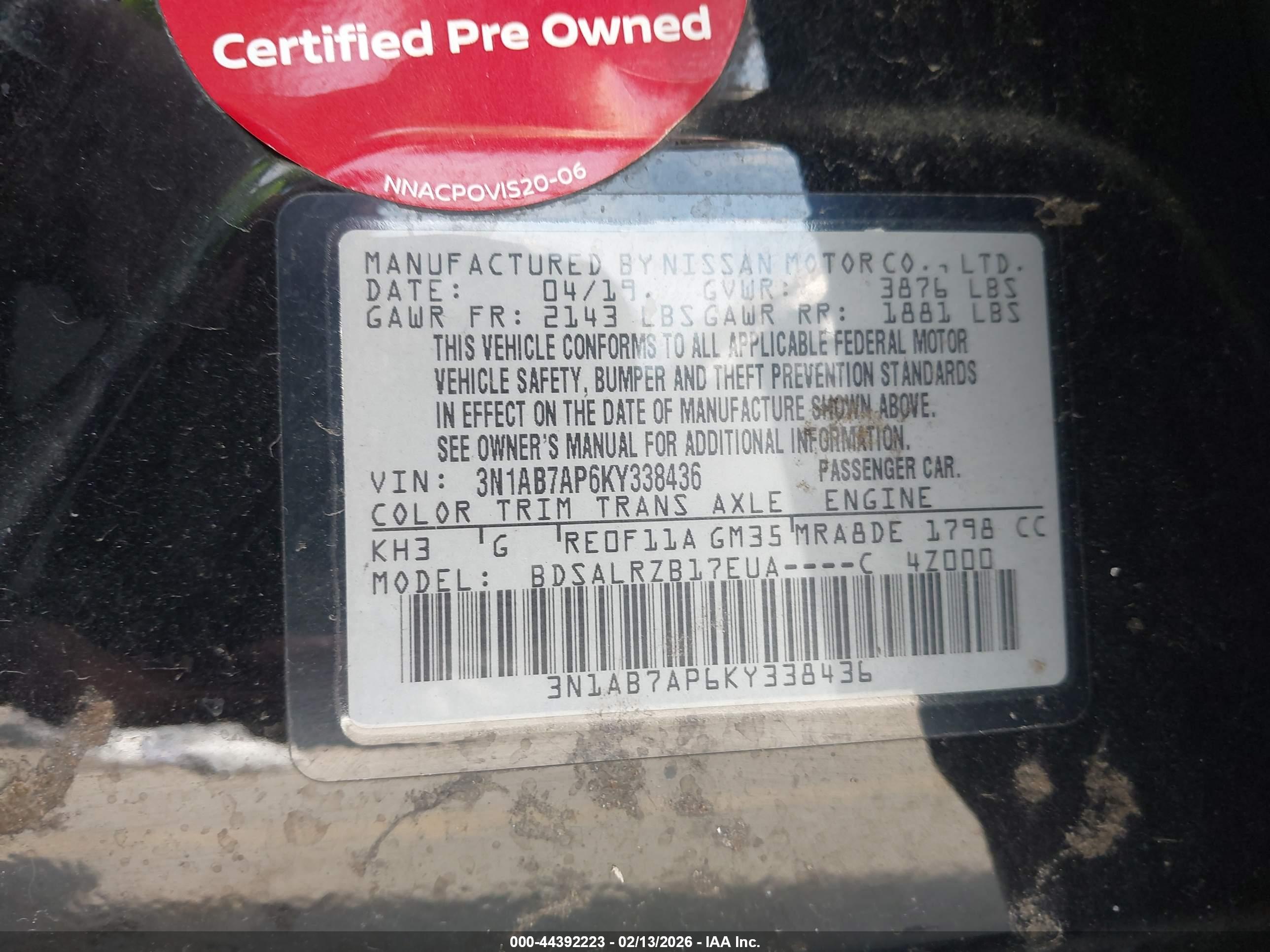 NISSAN SENTRA image 9