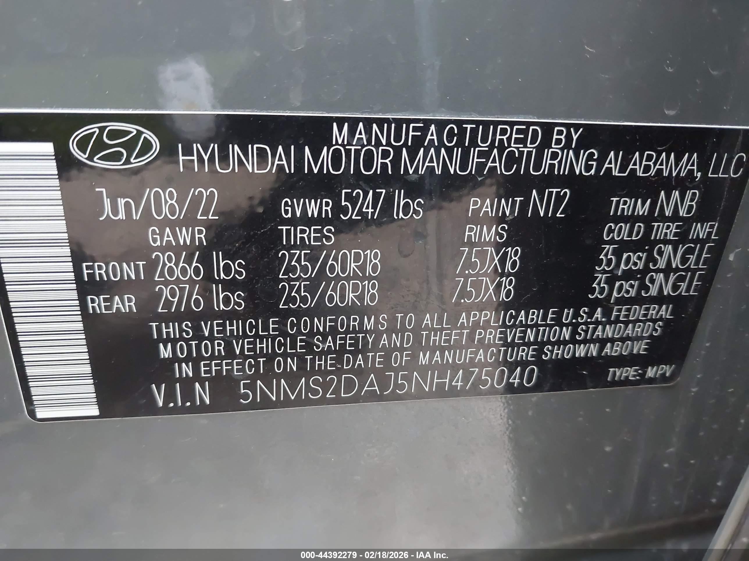 HYUNDAI SANTA image 9