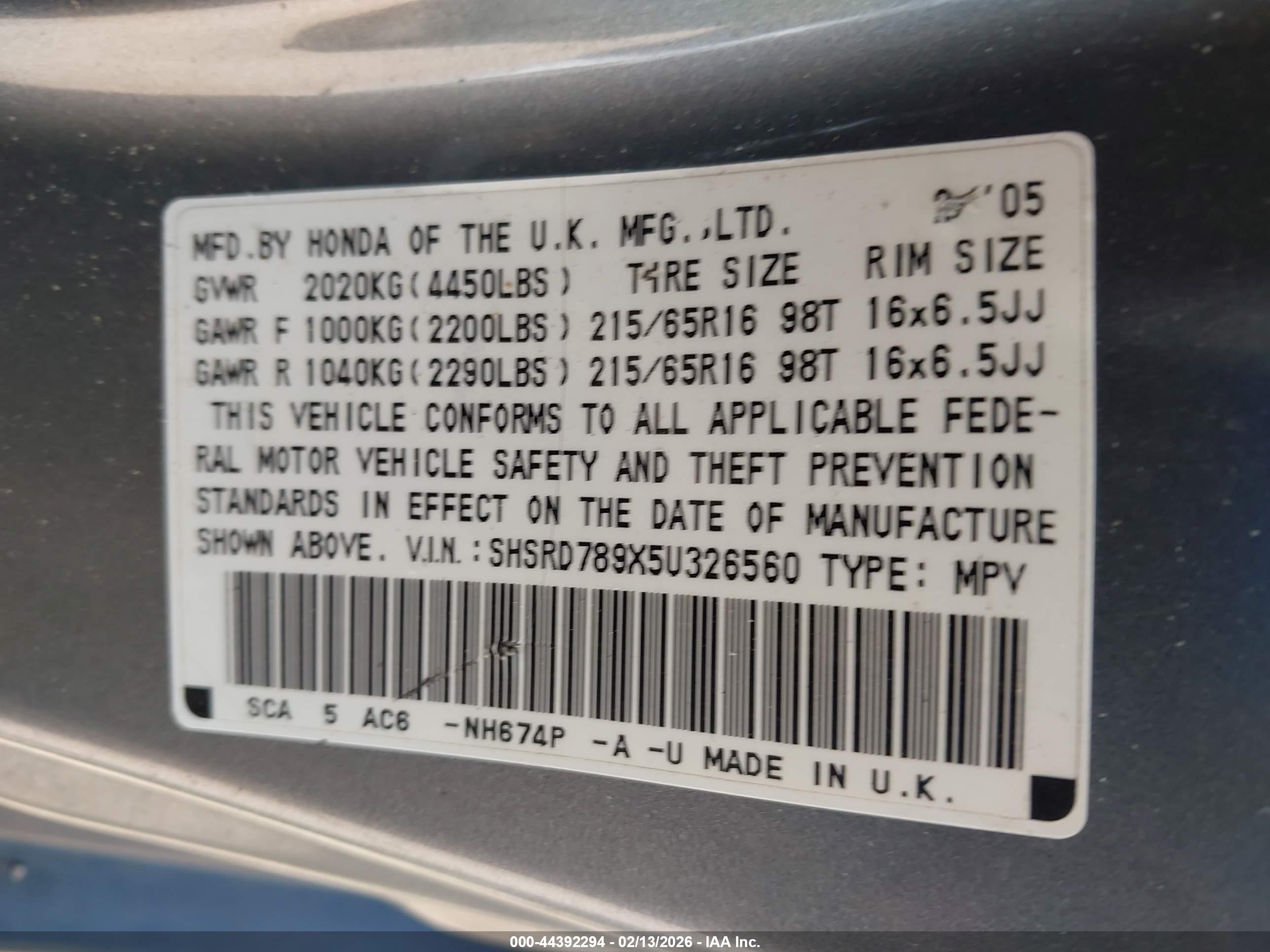 HONDA CR-V image 9