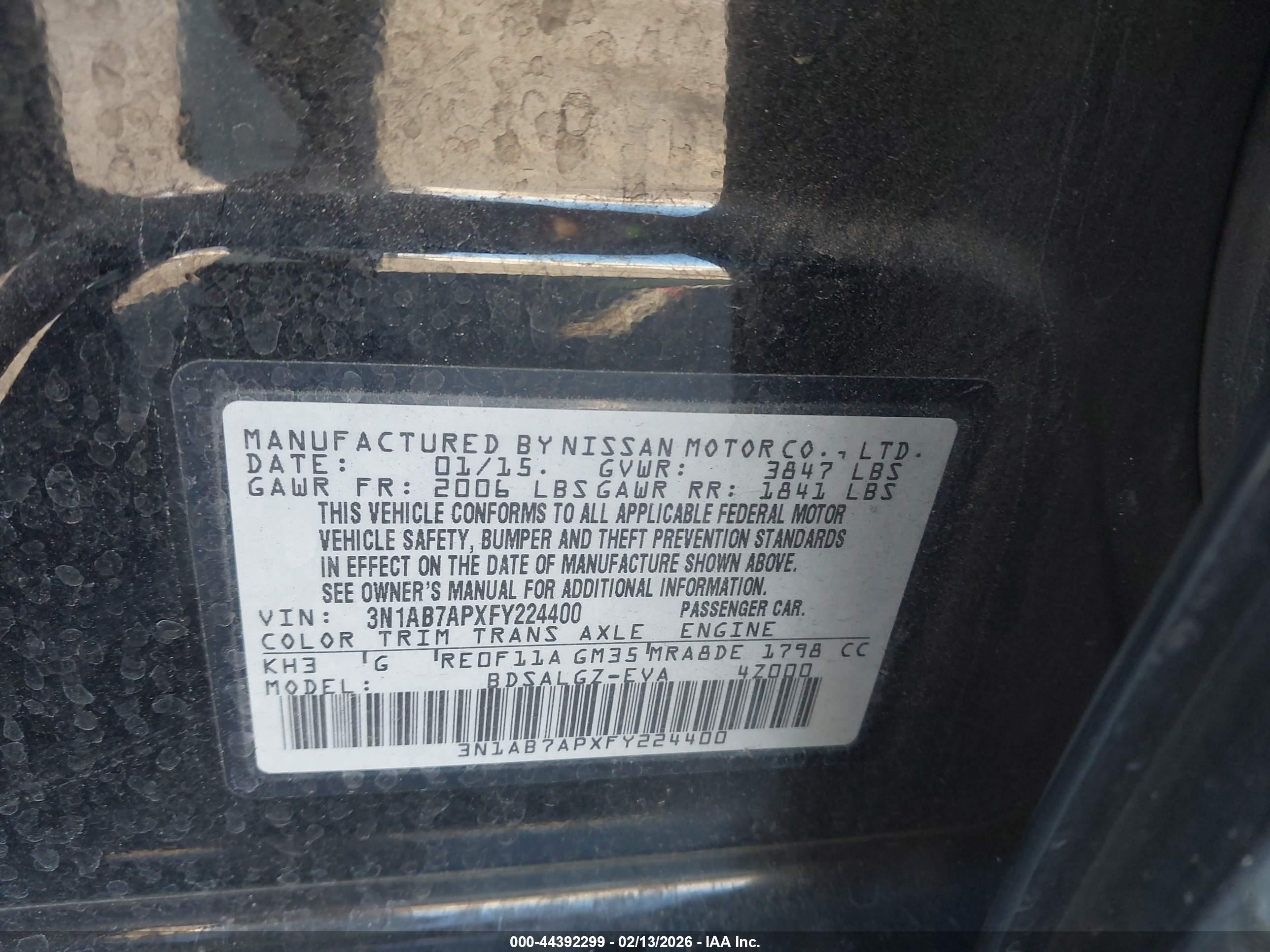 NISSAN SENTRA image 9