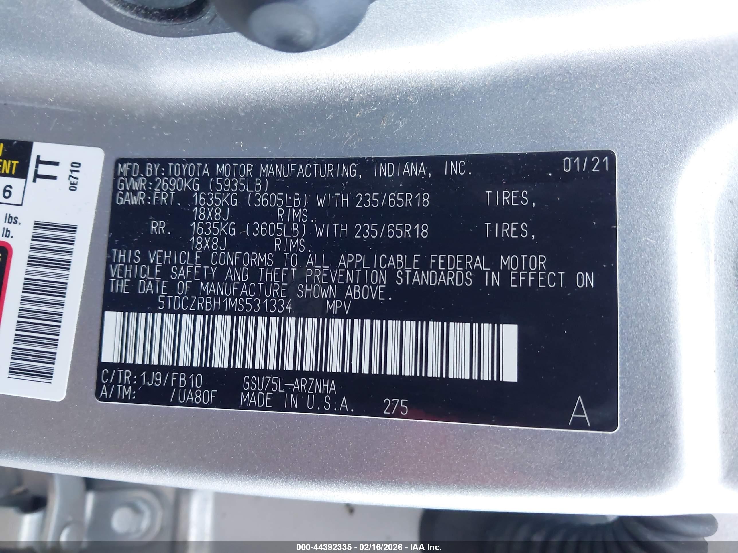 TOYOTA HIGHLANDER image 9