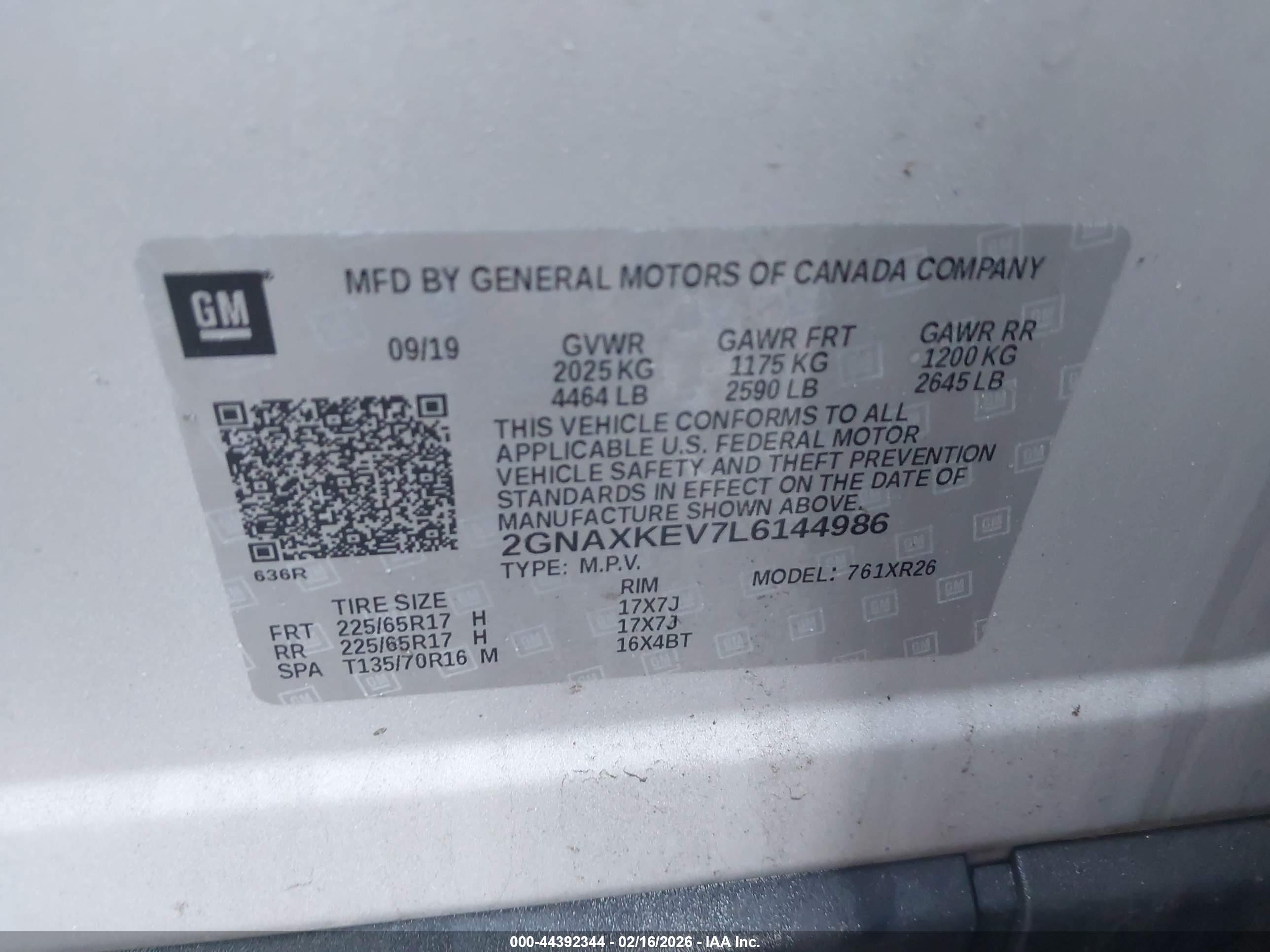 CHEVROLET EQUINOX image 9