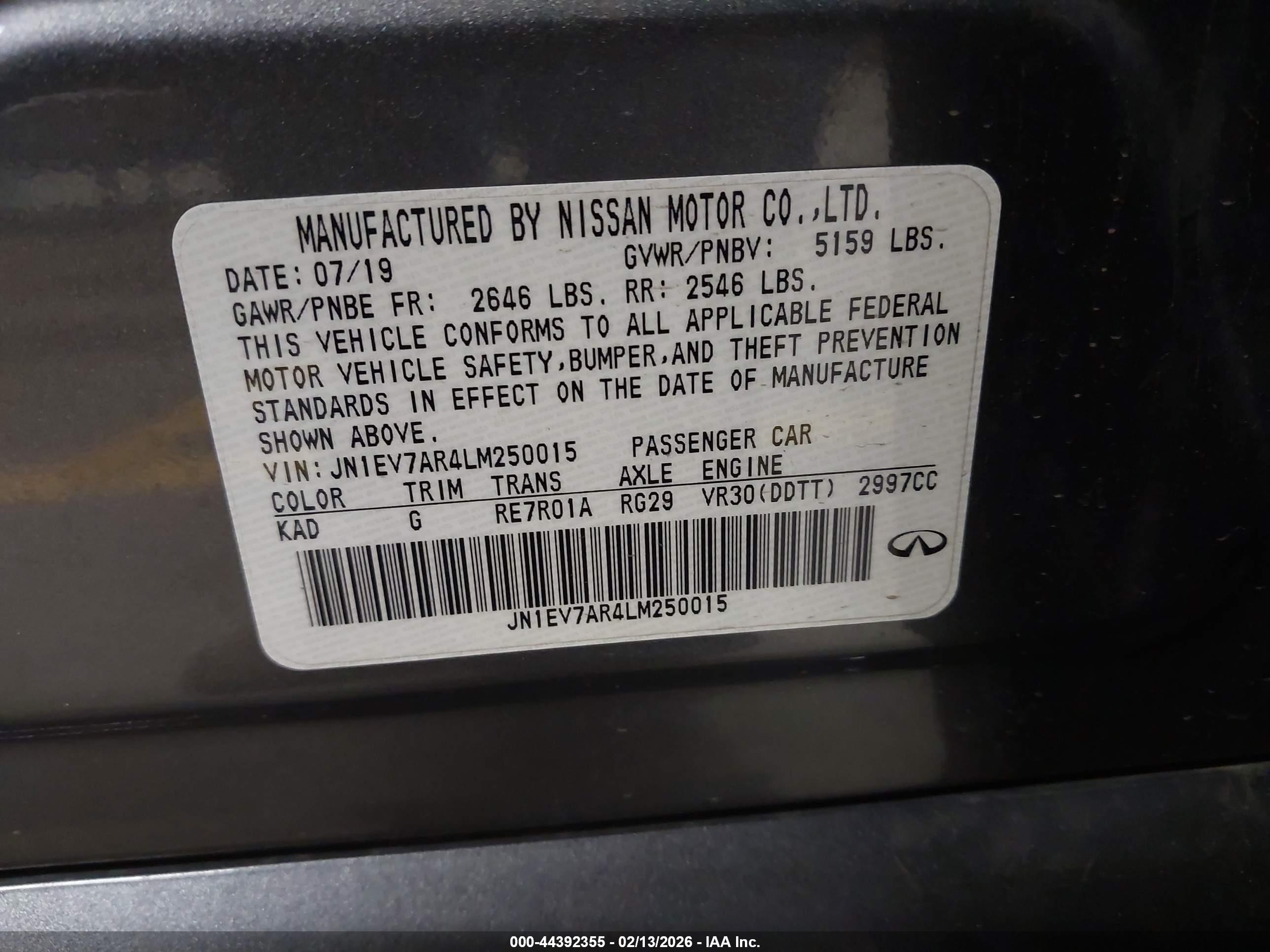 INFINITI Q50 image 9