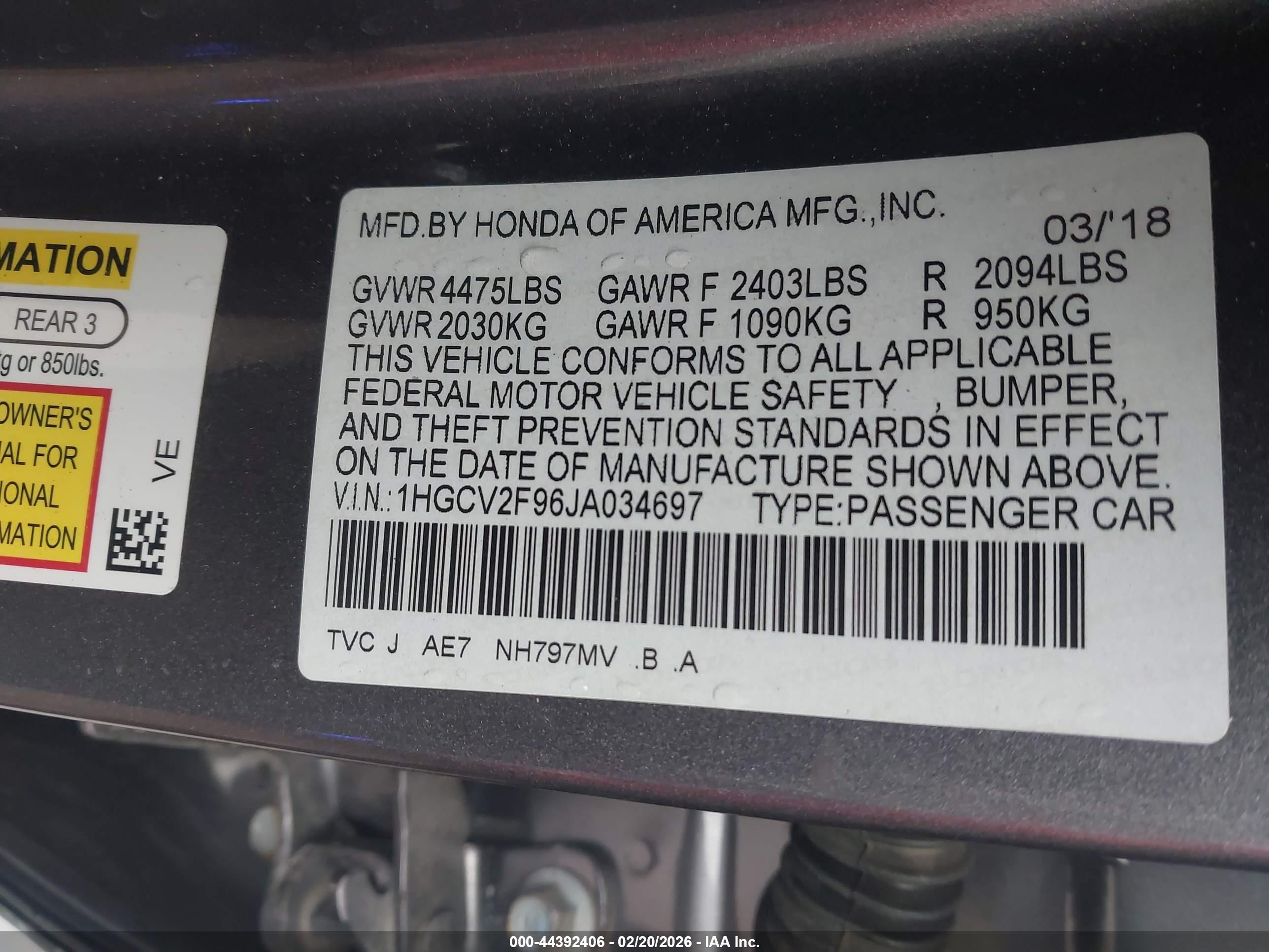 HONDA ACCORD image 9