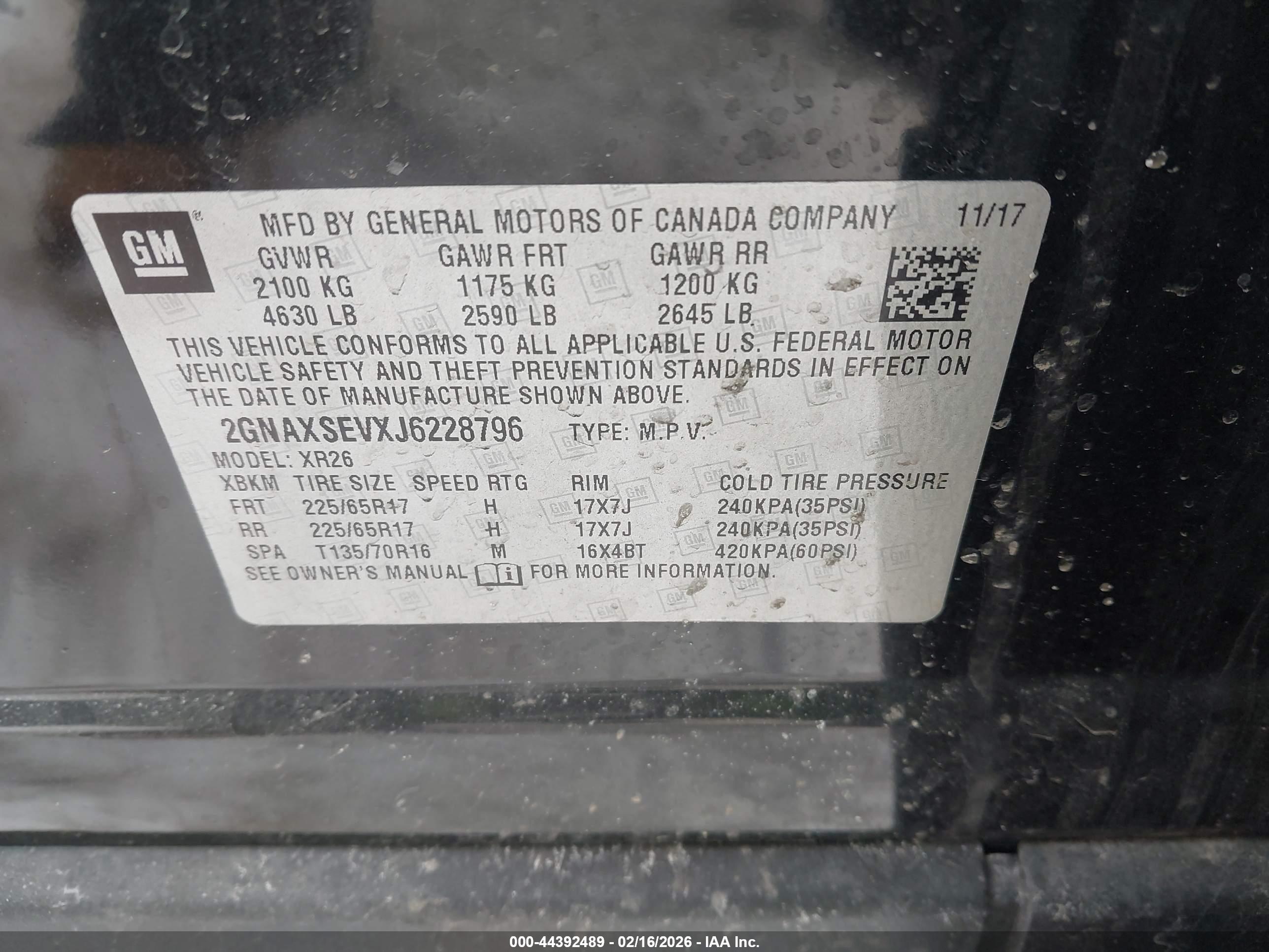 CHEVROLET EQUINOX image 9