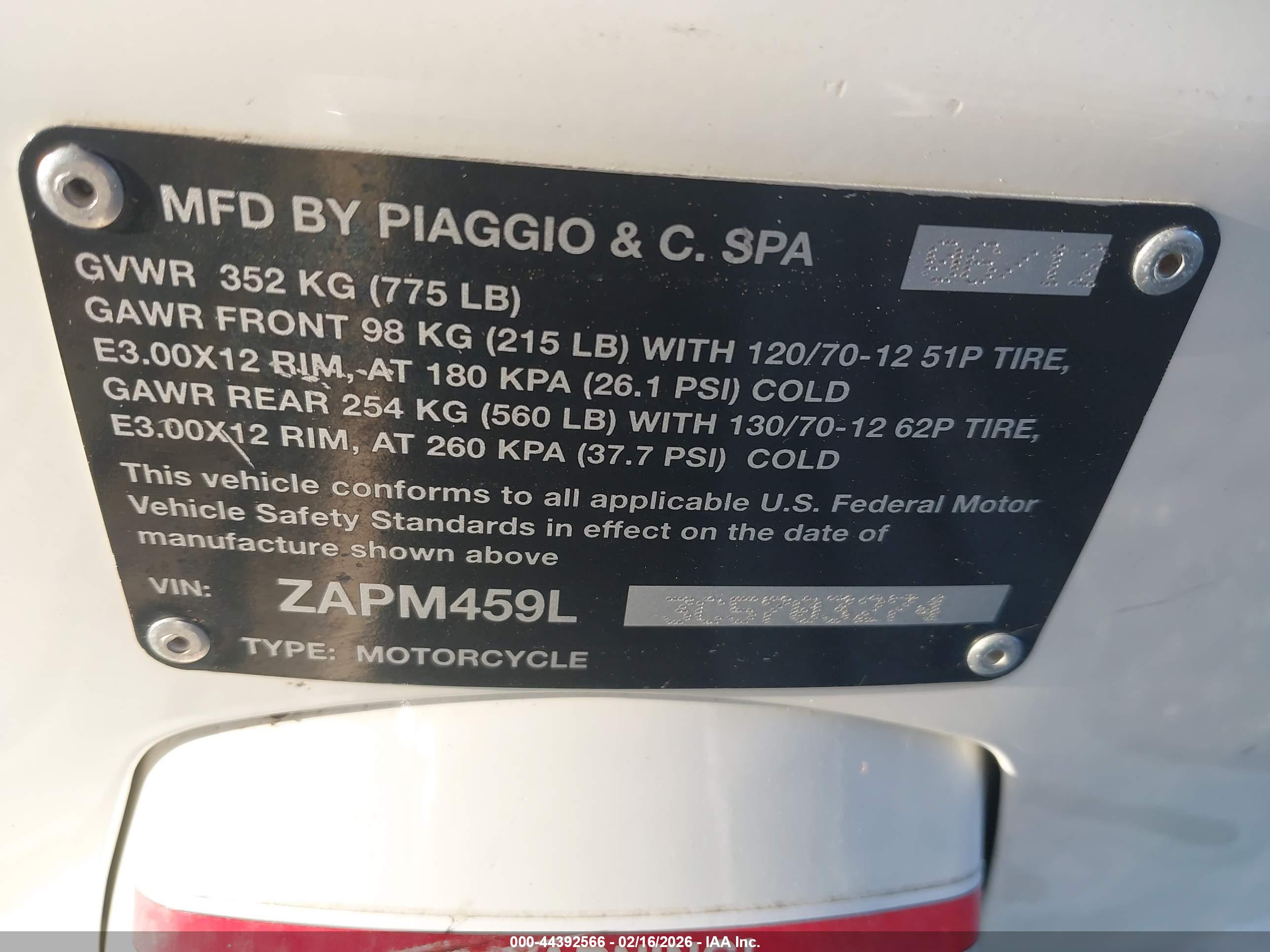 VESPA GTS image 10