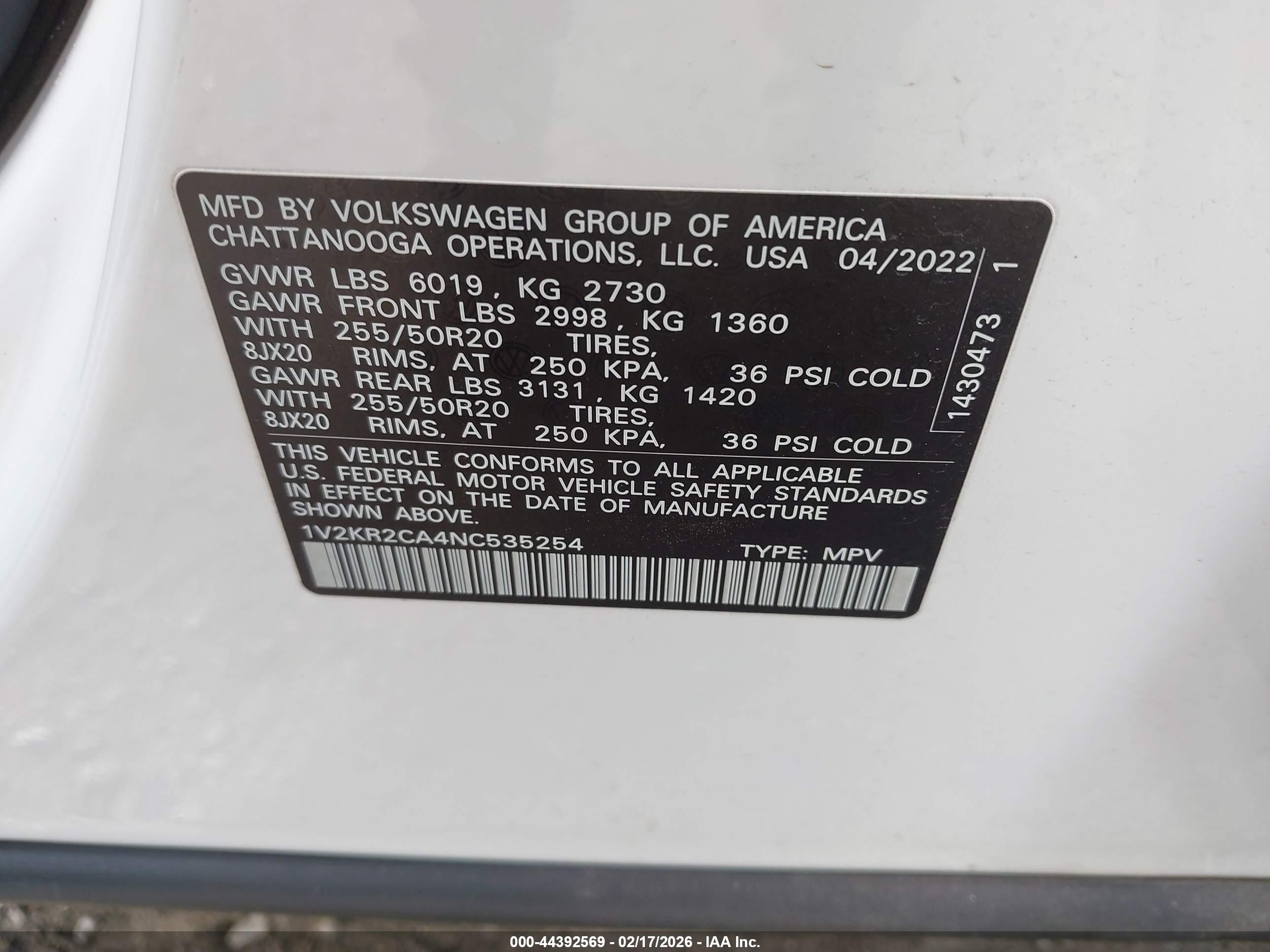VOLKSWAGEN ATLAS image 9