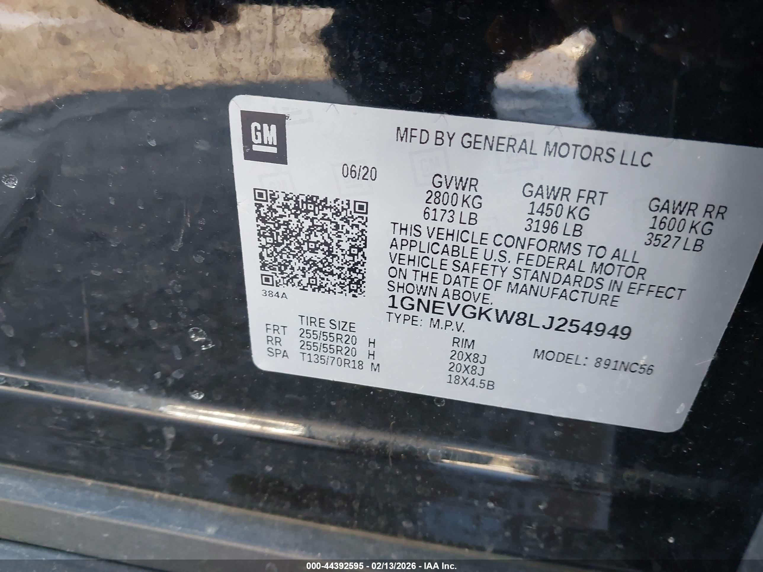 CHEVROLET TRAVERSE image 9