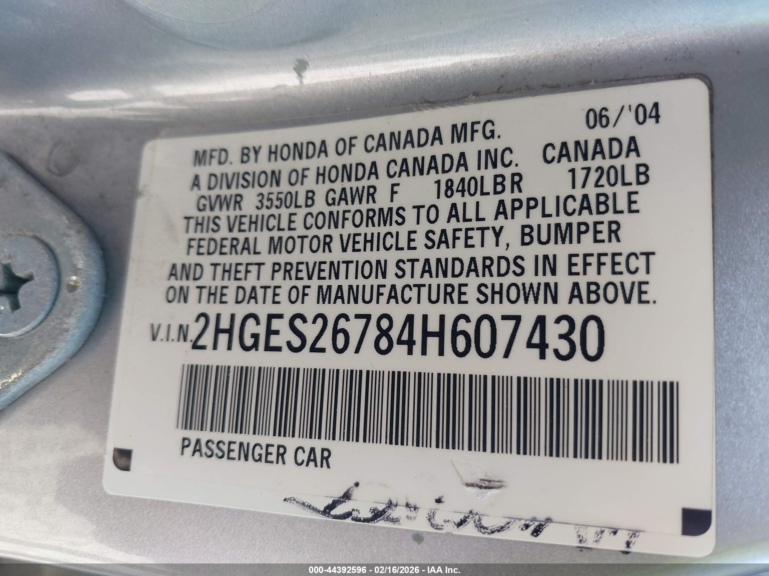 HONDA CIVIC image 9