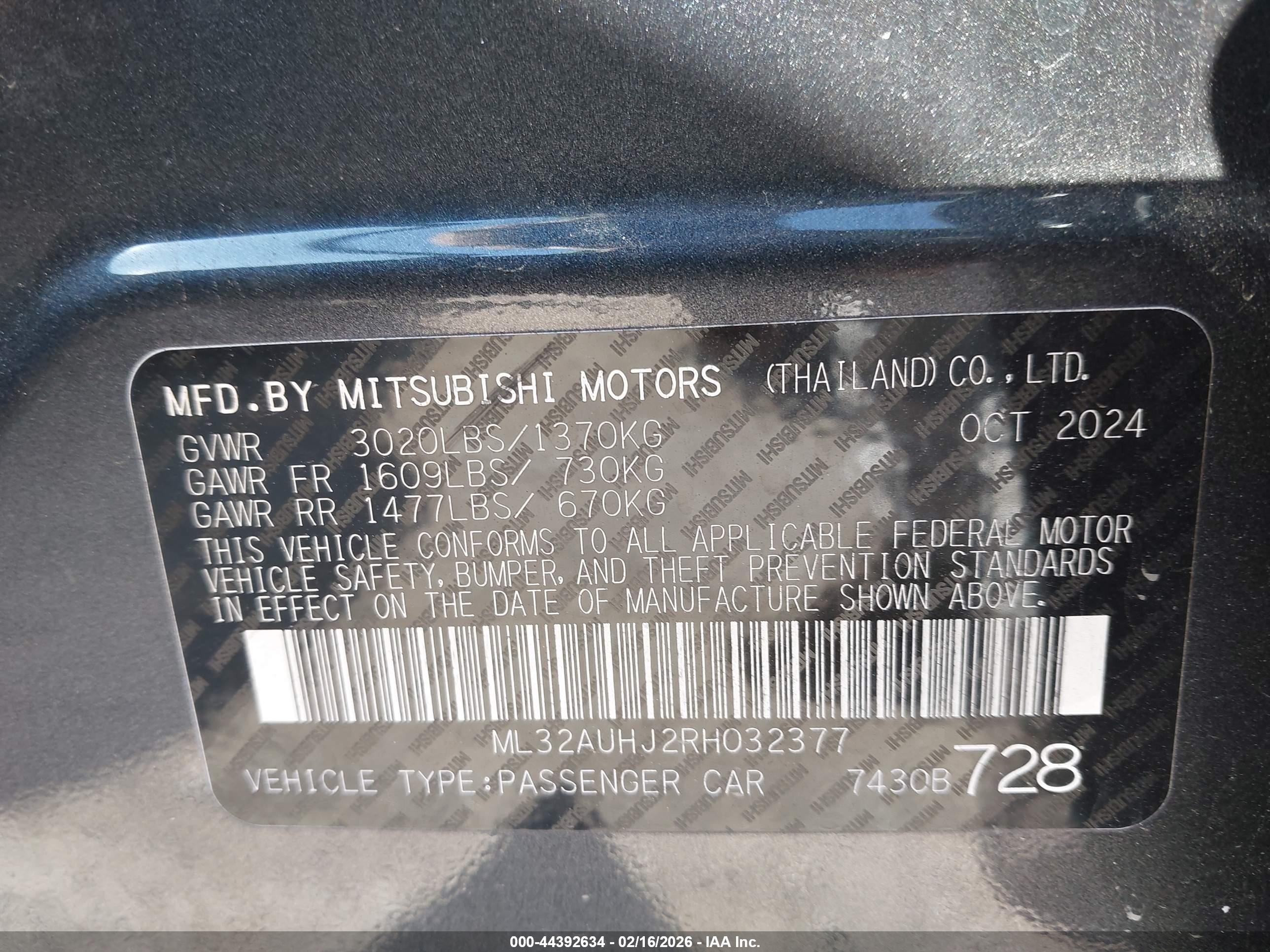 MITSUBISHI MIRAGE image 9