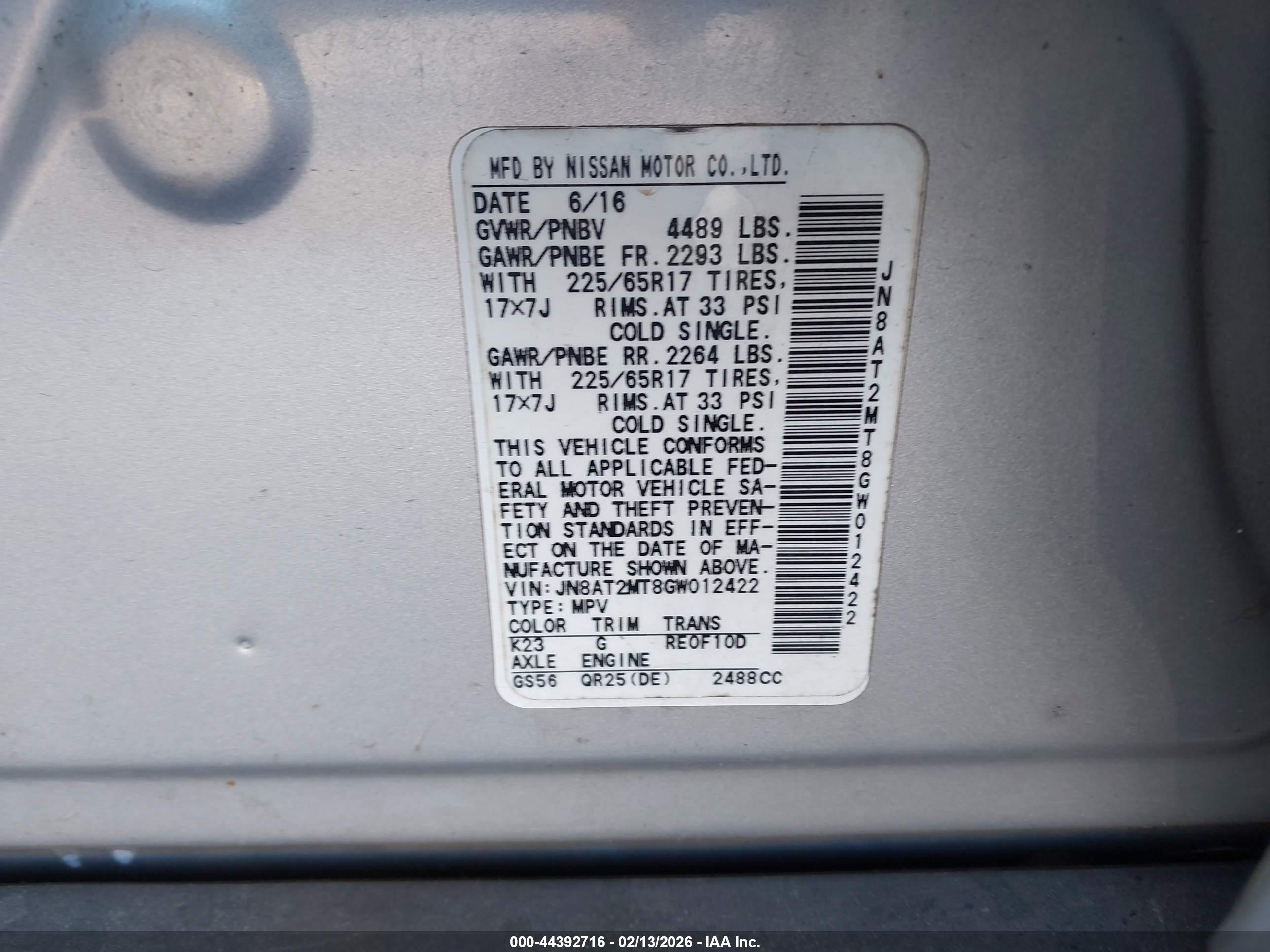 NISSAN ROGUE image 9