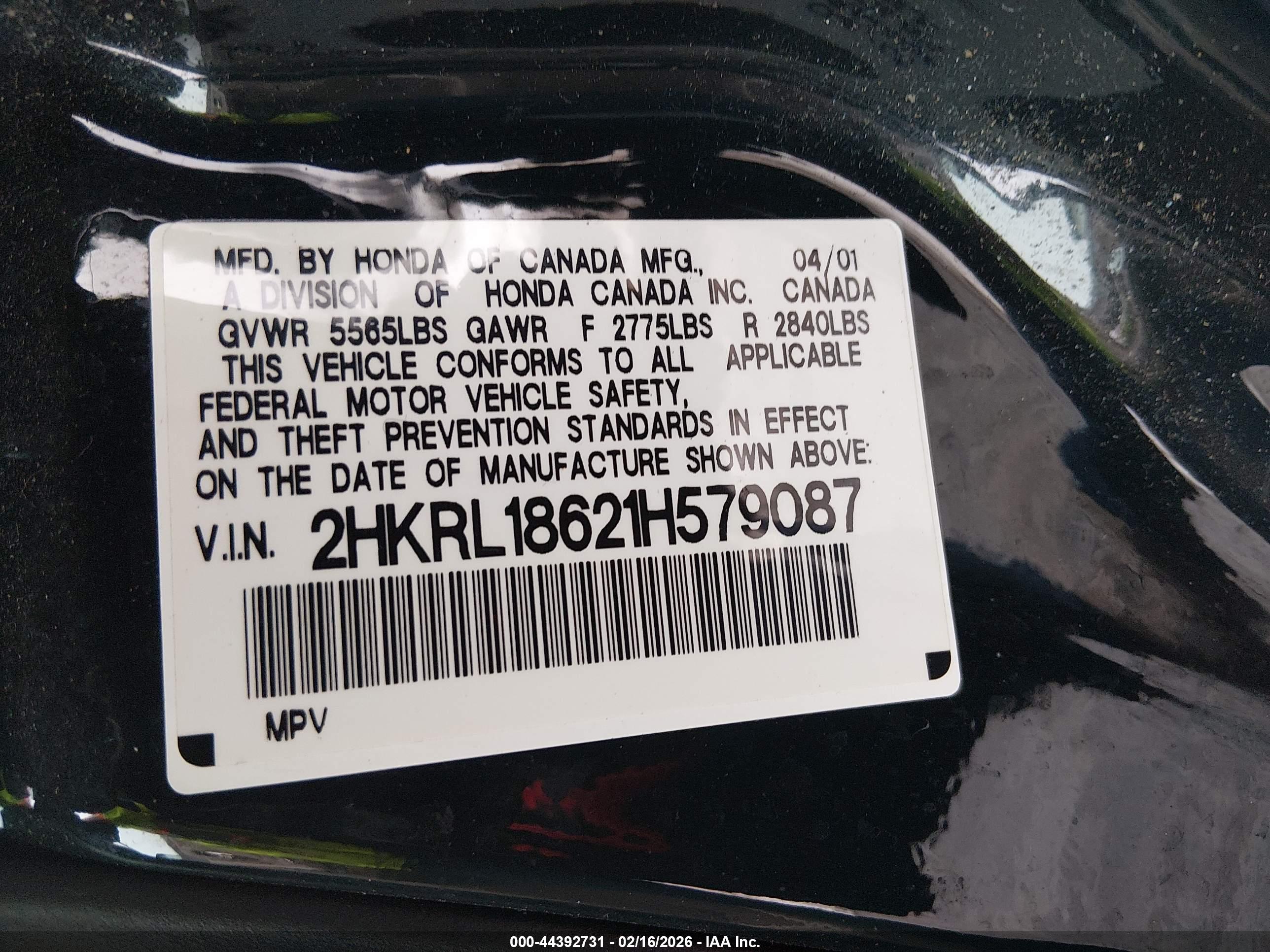 HONDA ODYSSEY image 9