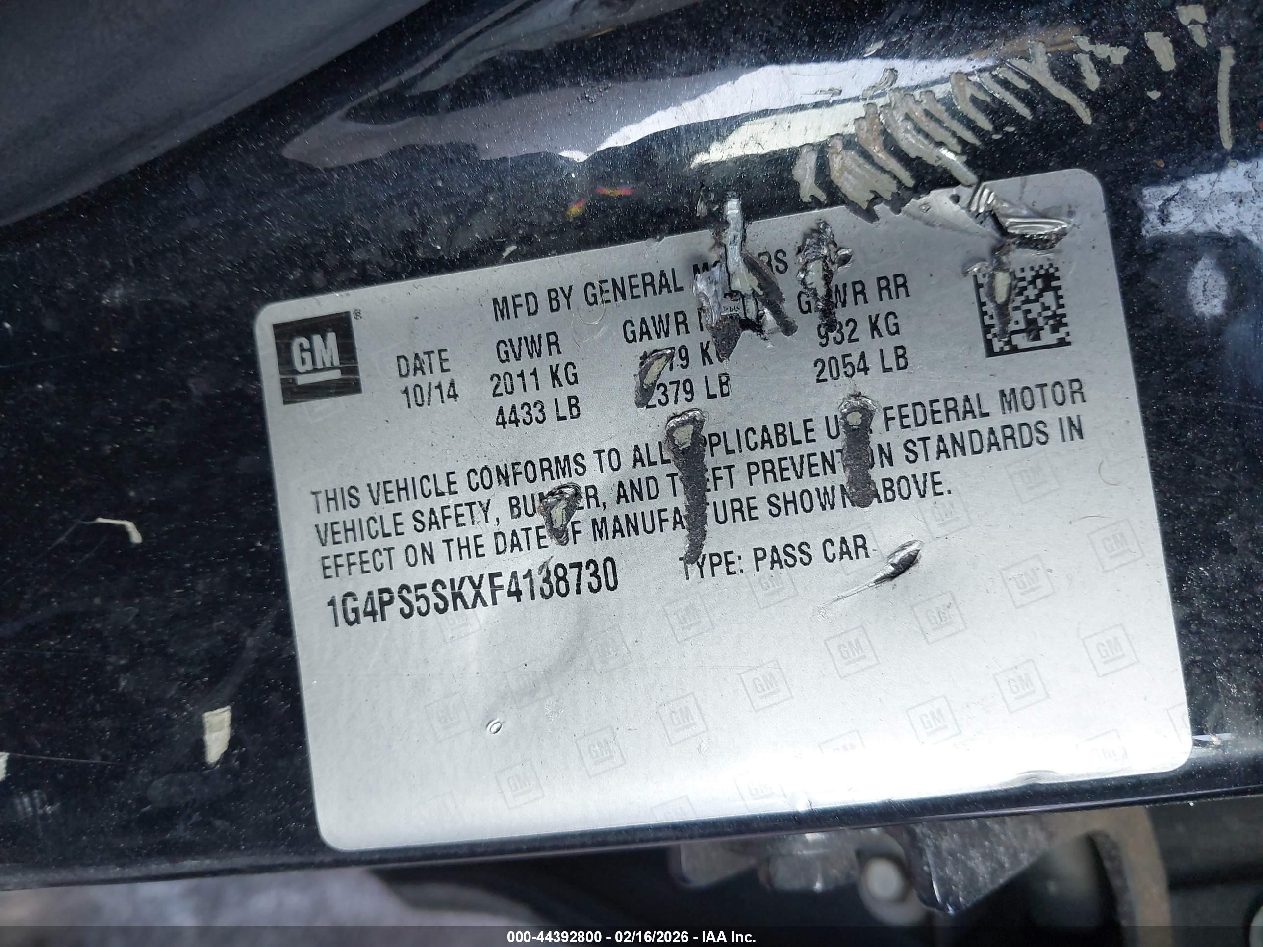 BUICK VERANO image 9