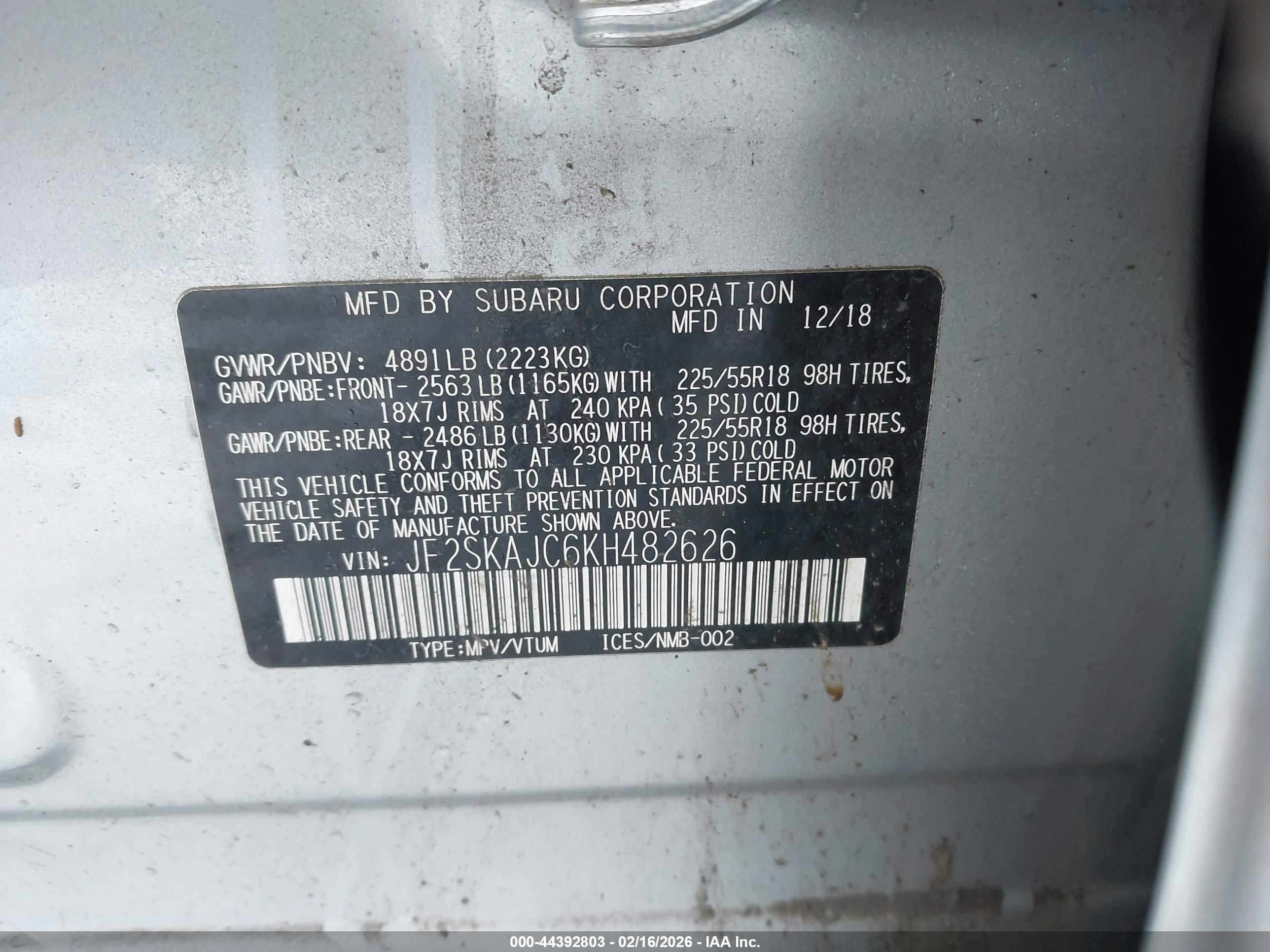 SUBARU FORESTER image 9