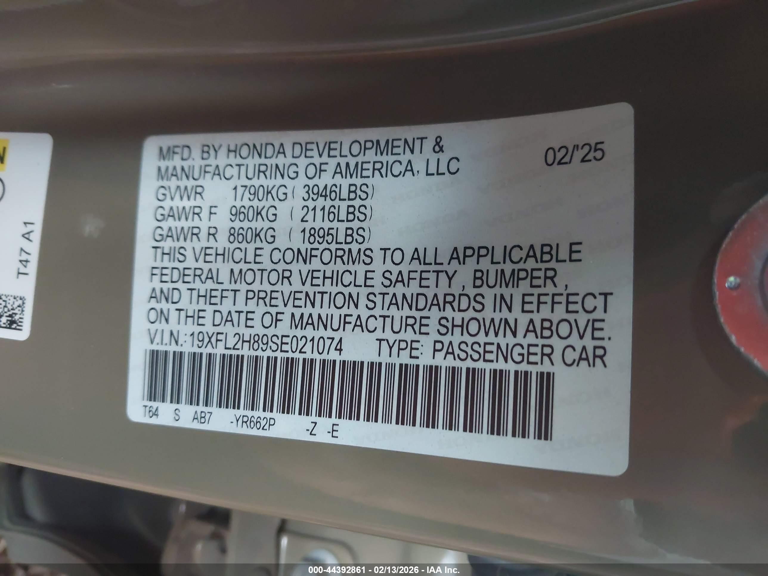 HONDA CIVIC image 9