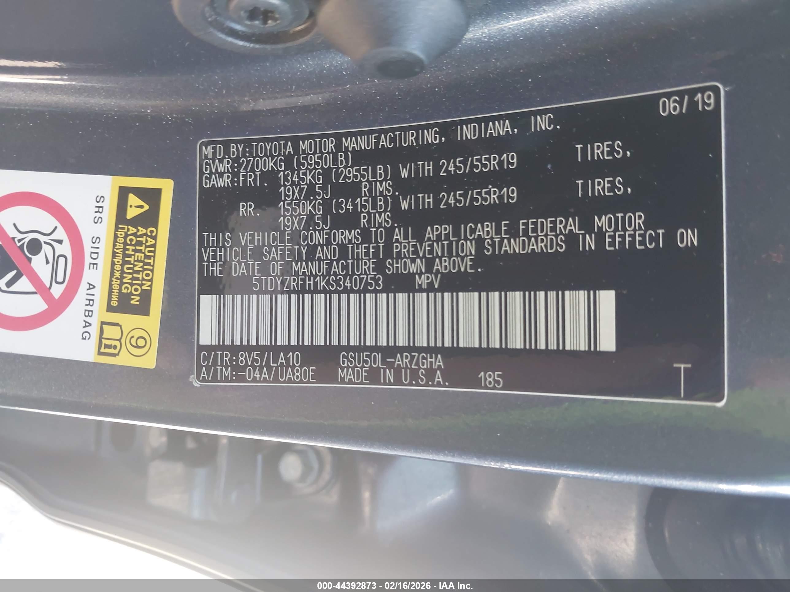 TOYOTA HIGHLANDER image 9
