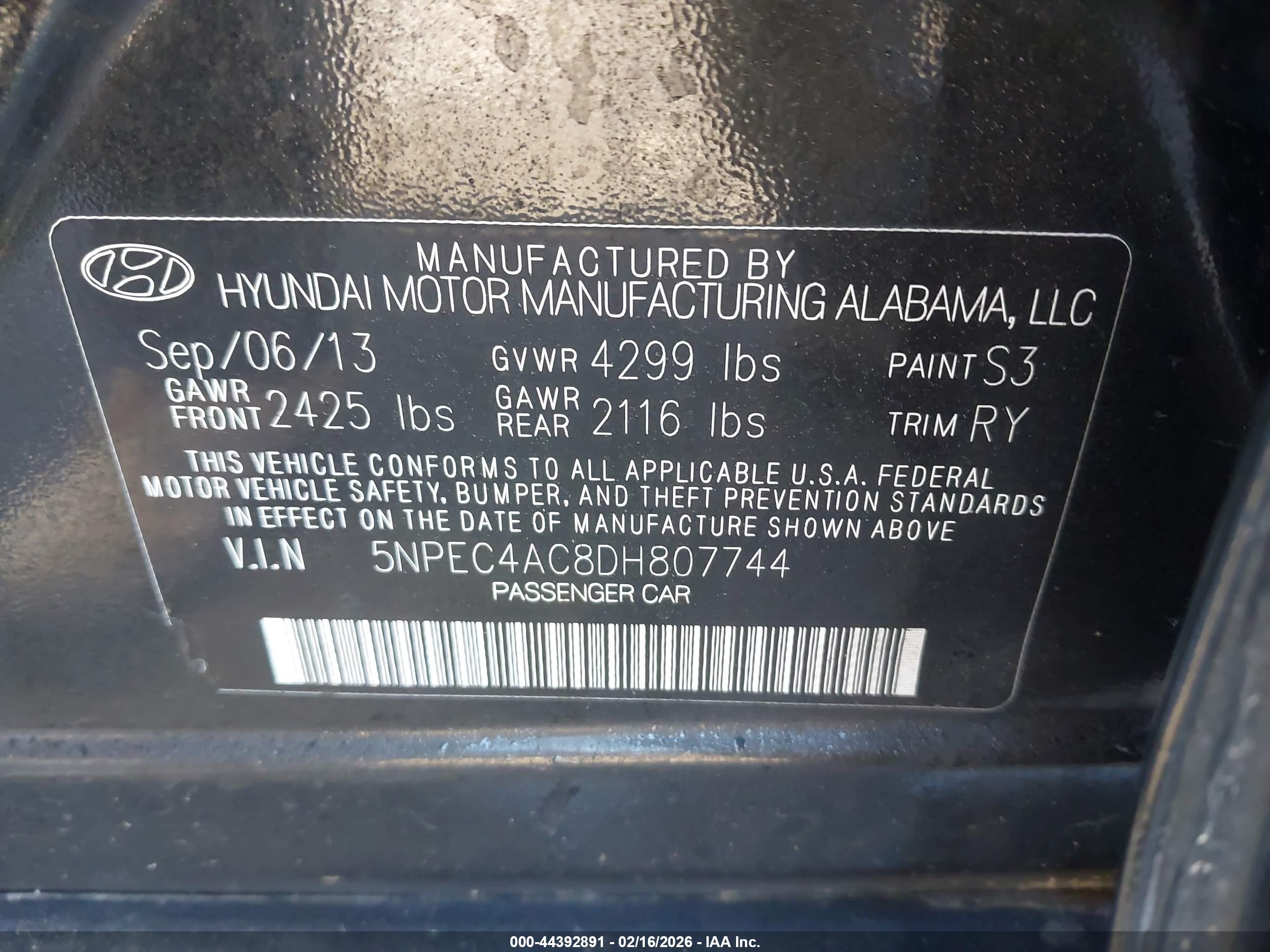 HYUNDAI SONATA image 9