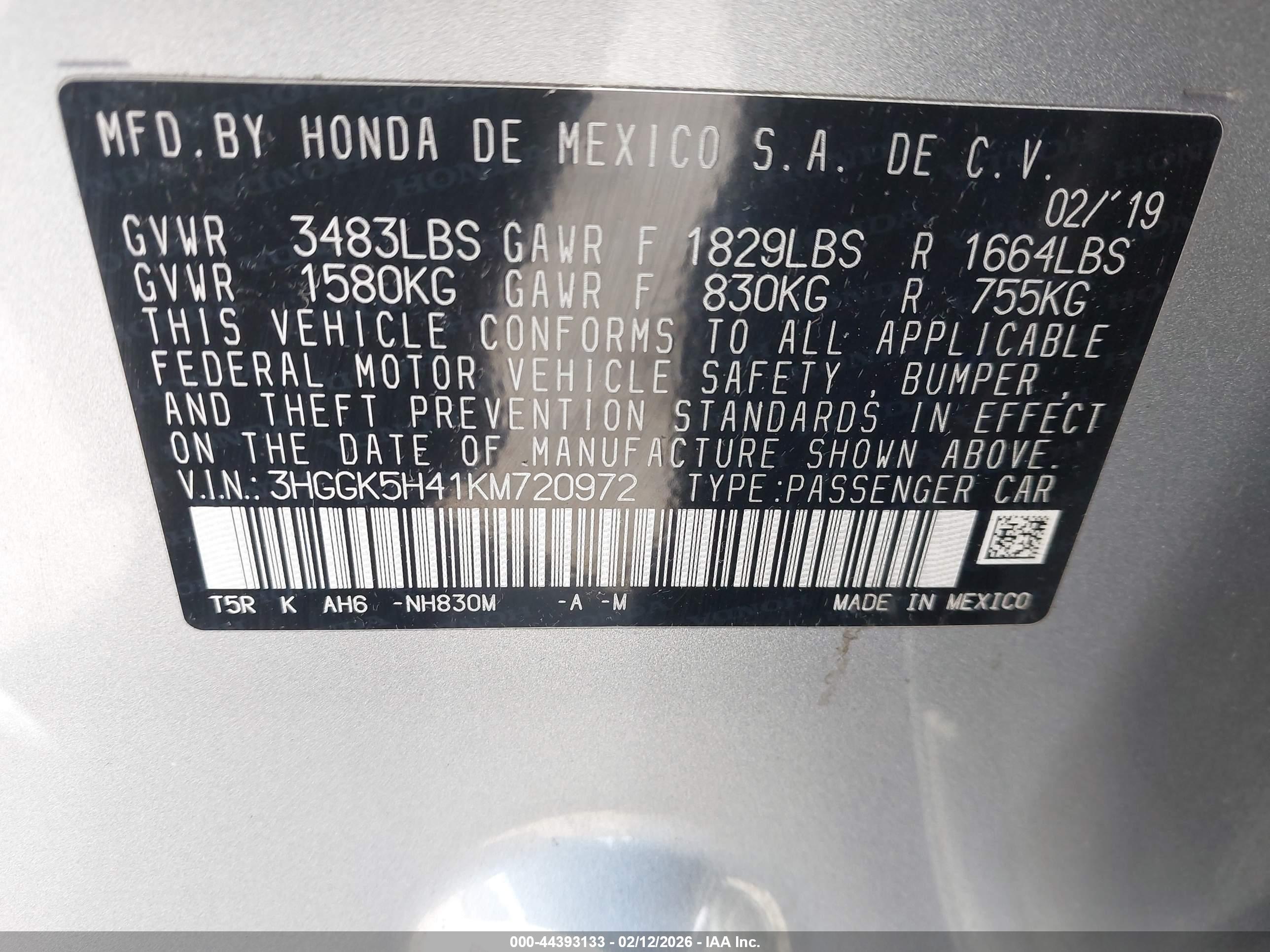 HONDA FIT image 9