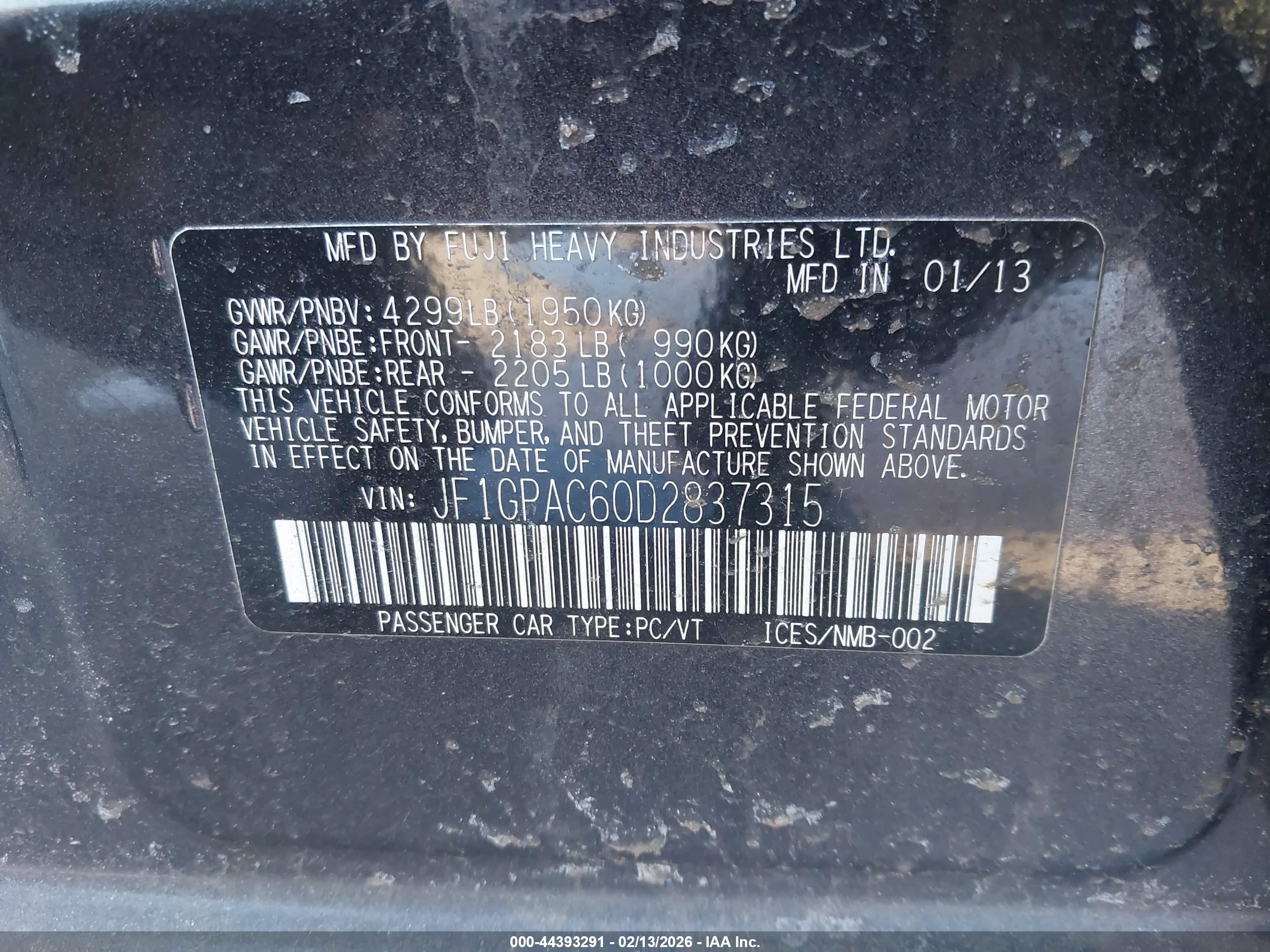 SUBARU IMPREZA image 9