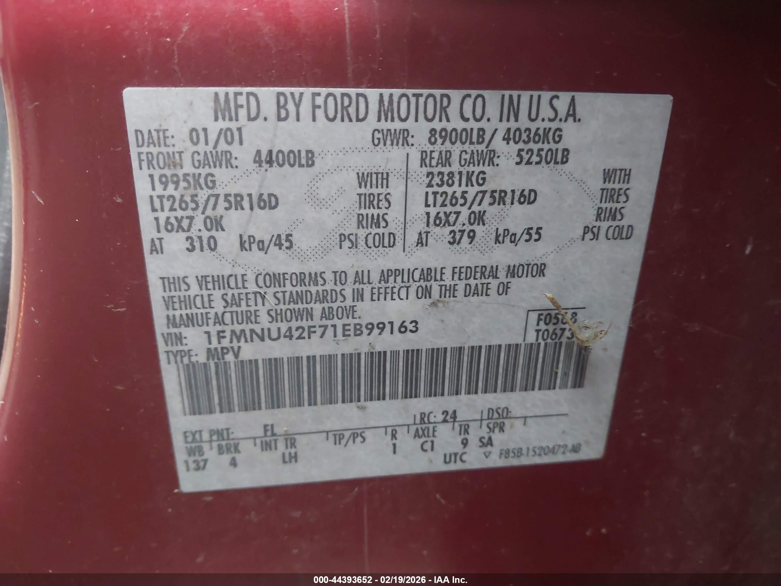 FORD EXCURSION image 9