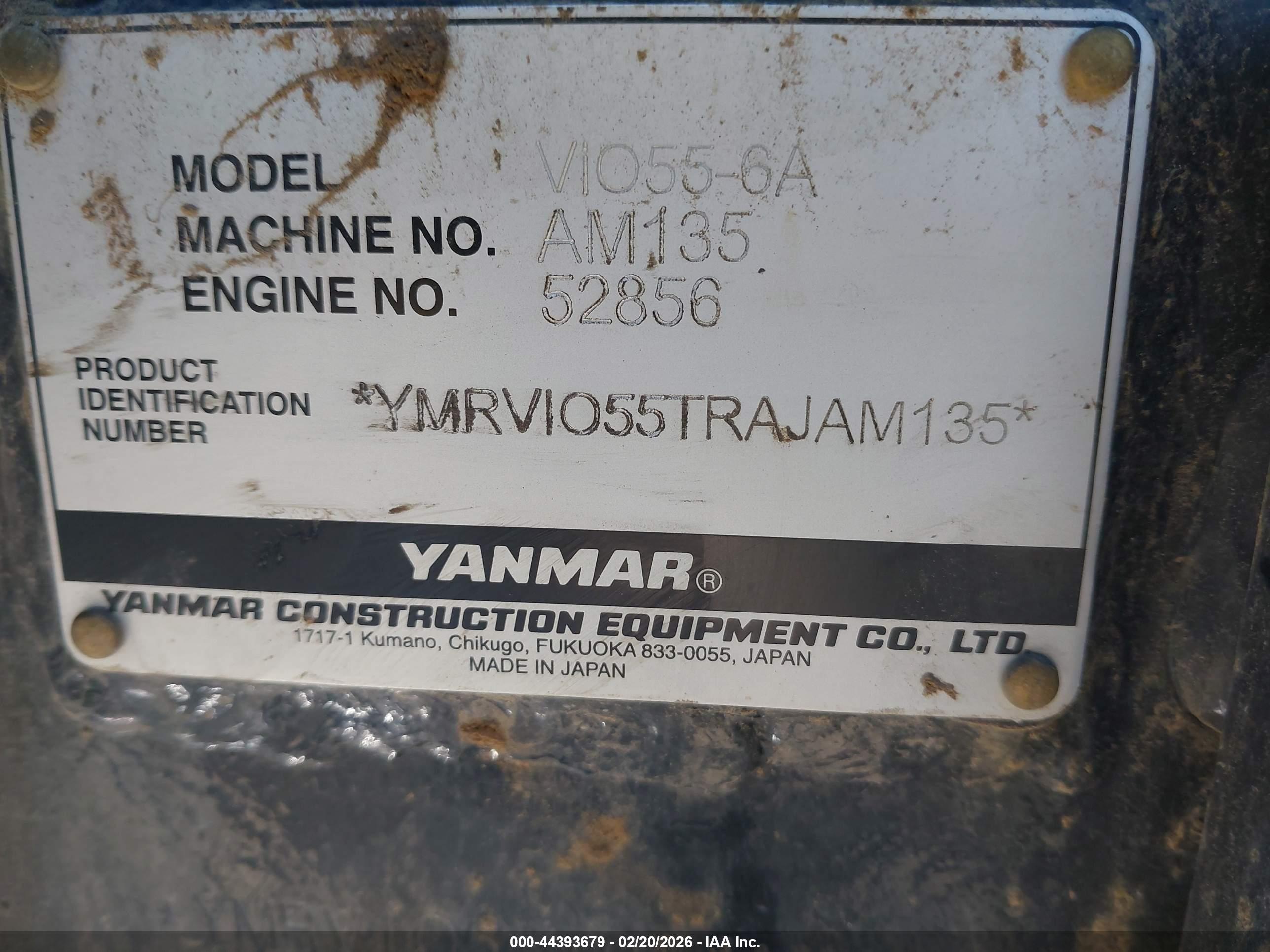 YANMAR VIO55-6B image 9