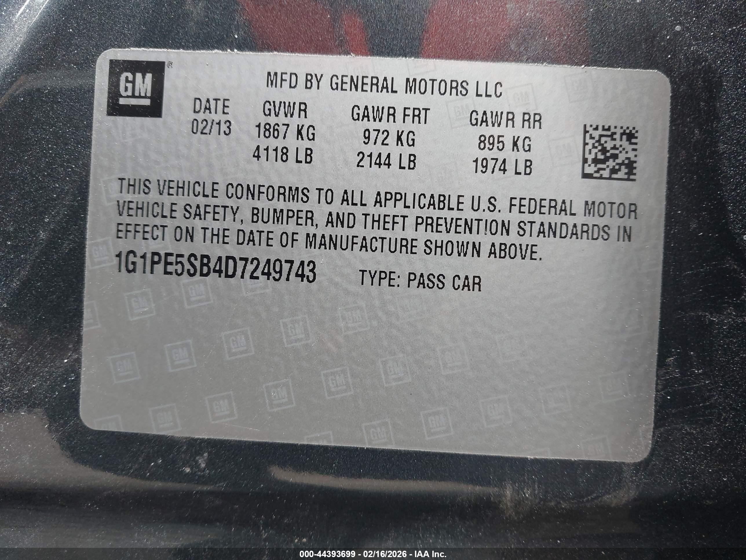CHEVROLET CRUZE image 9