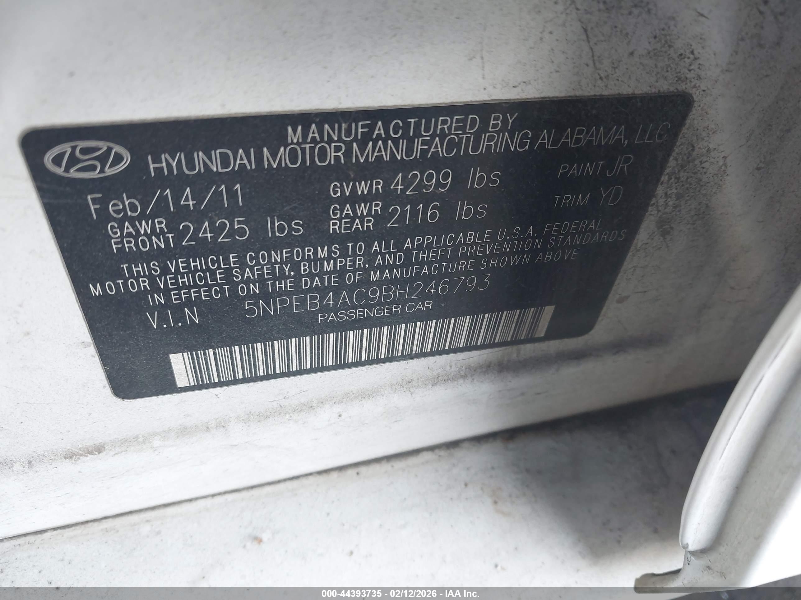 HYUNDAI SONATA image 9