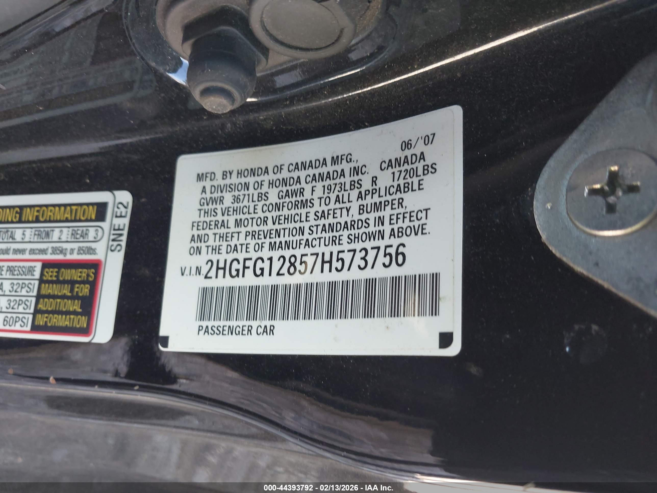 HONDA CIVIC image 9
