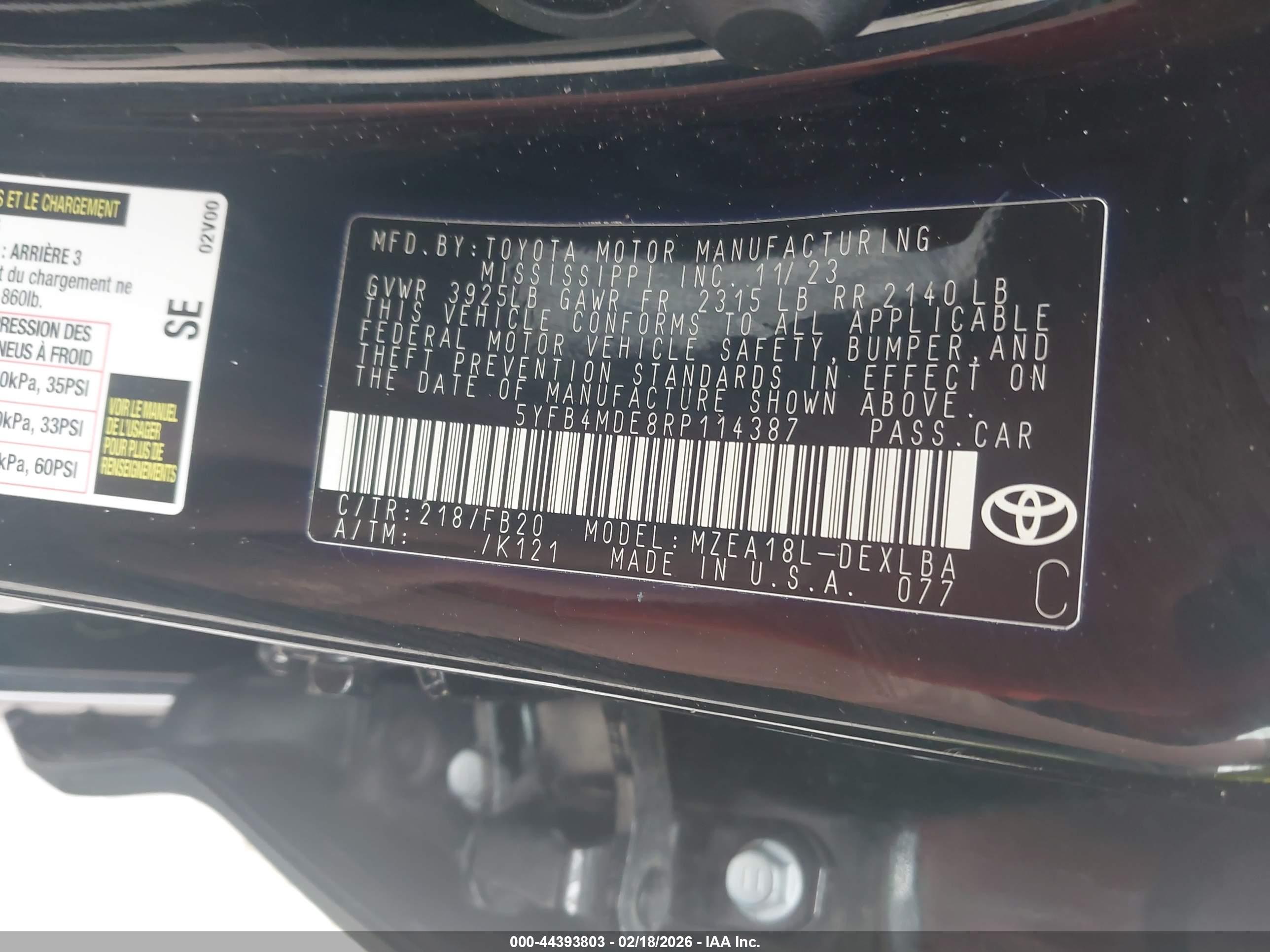 TOYOTA COROLLA image 9