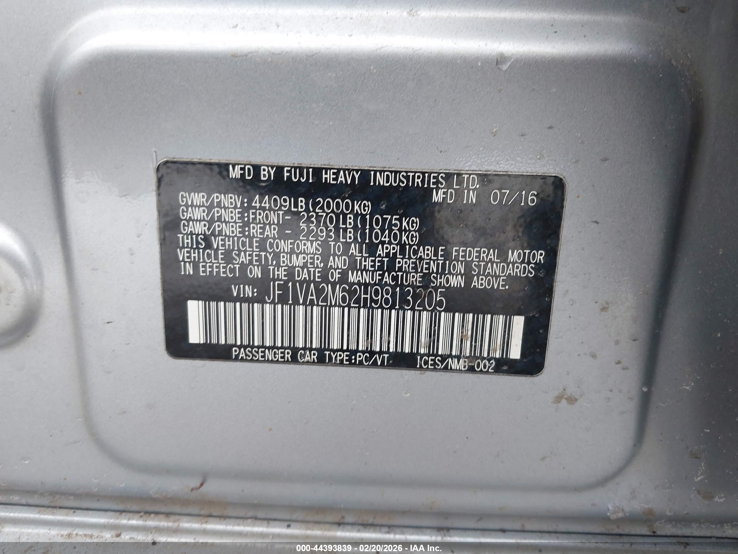 SUBARU WRX image 9