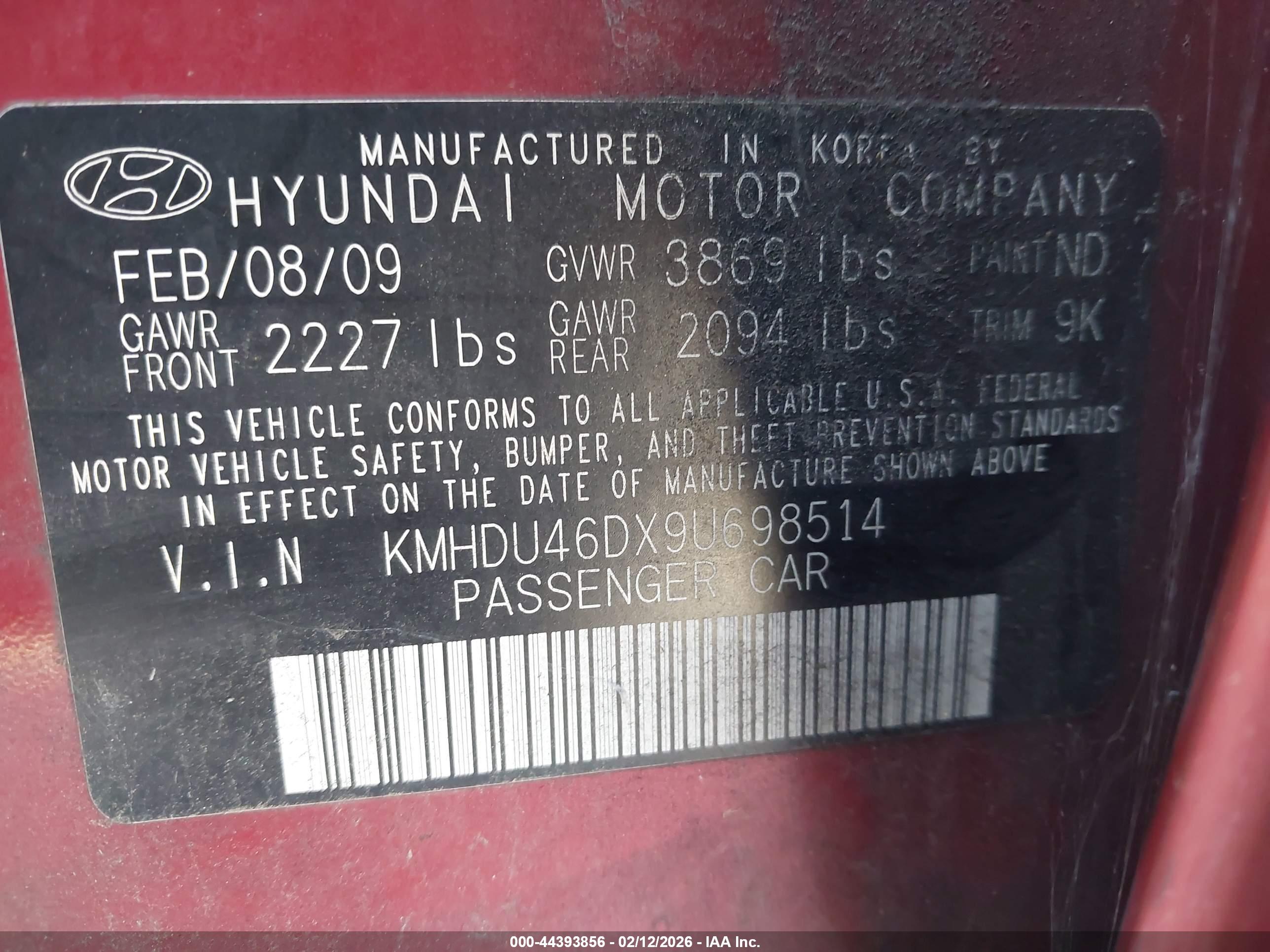 HYUNDAI ELANTRA image 9