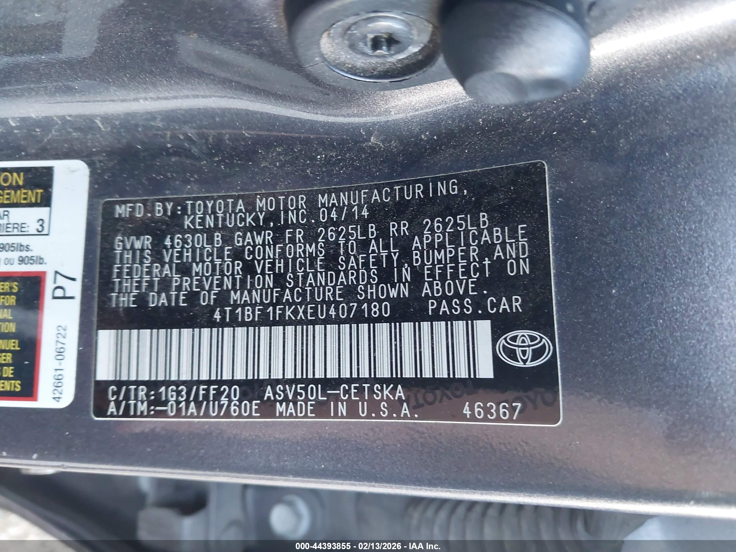 TOYOTA CAMRY image 9