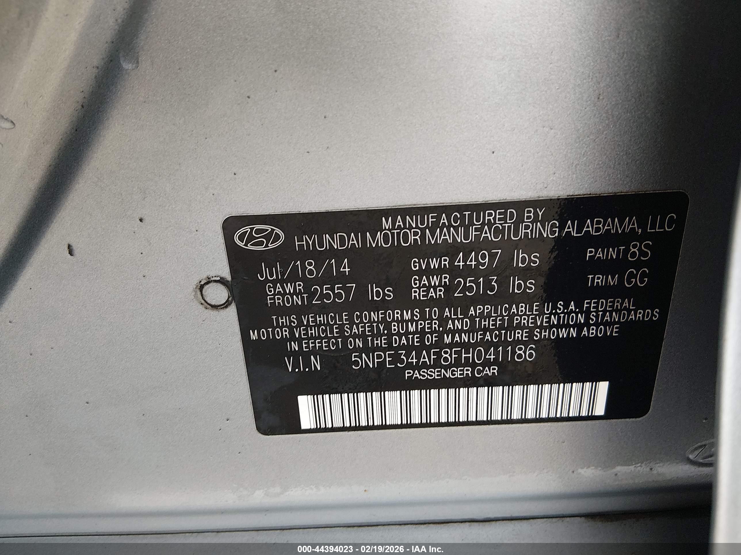 HYUNDAI SONATA image 9